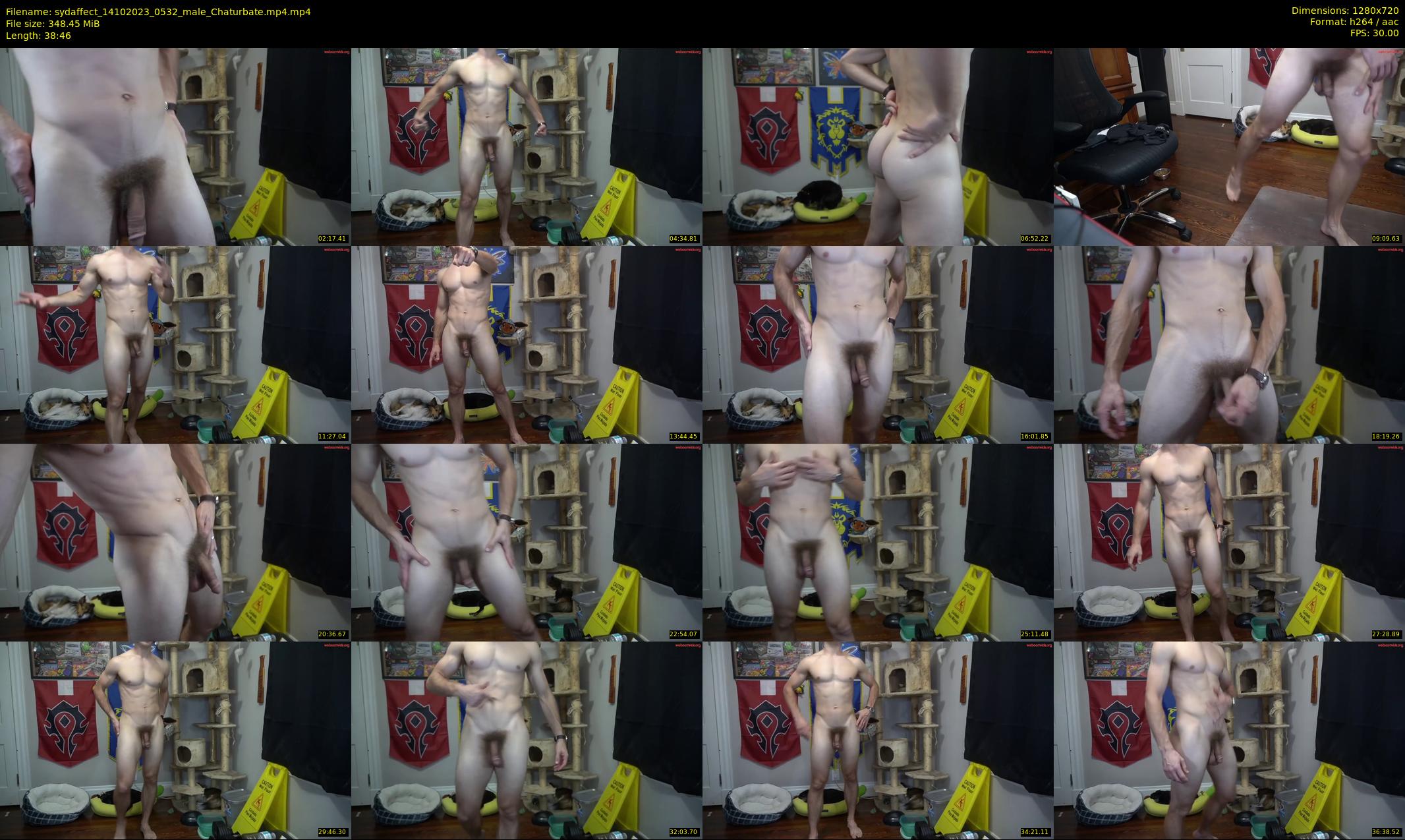 sydaffect — 39 minute Chaturbate male cam show recording, 720p, Oct 14, 2023