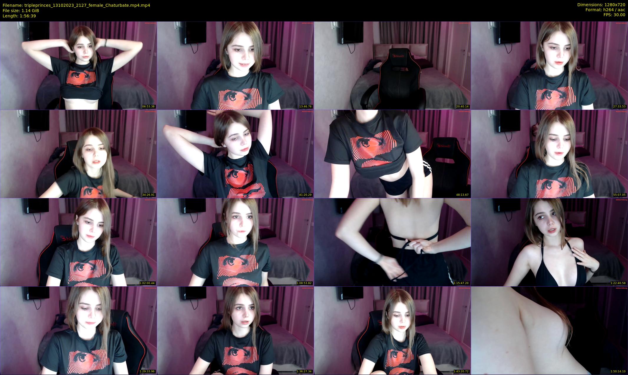 tripleprinces — 117 minute Chaturbate female cam show recording, 720p, Oct 13, 2023
