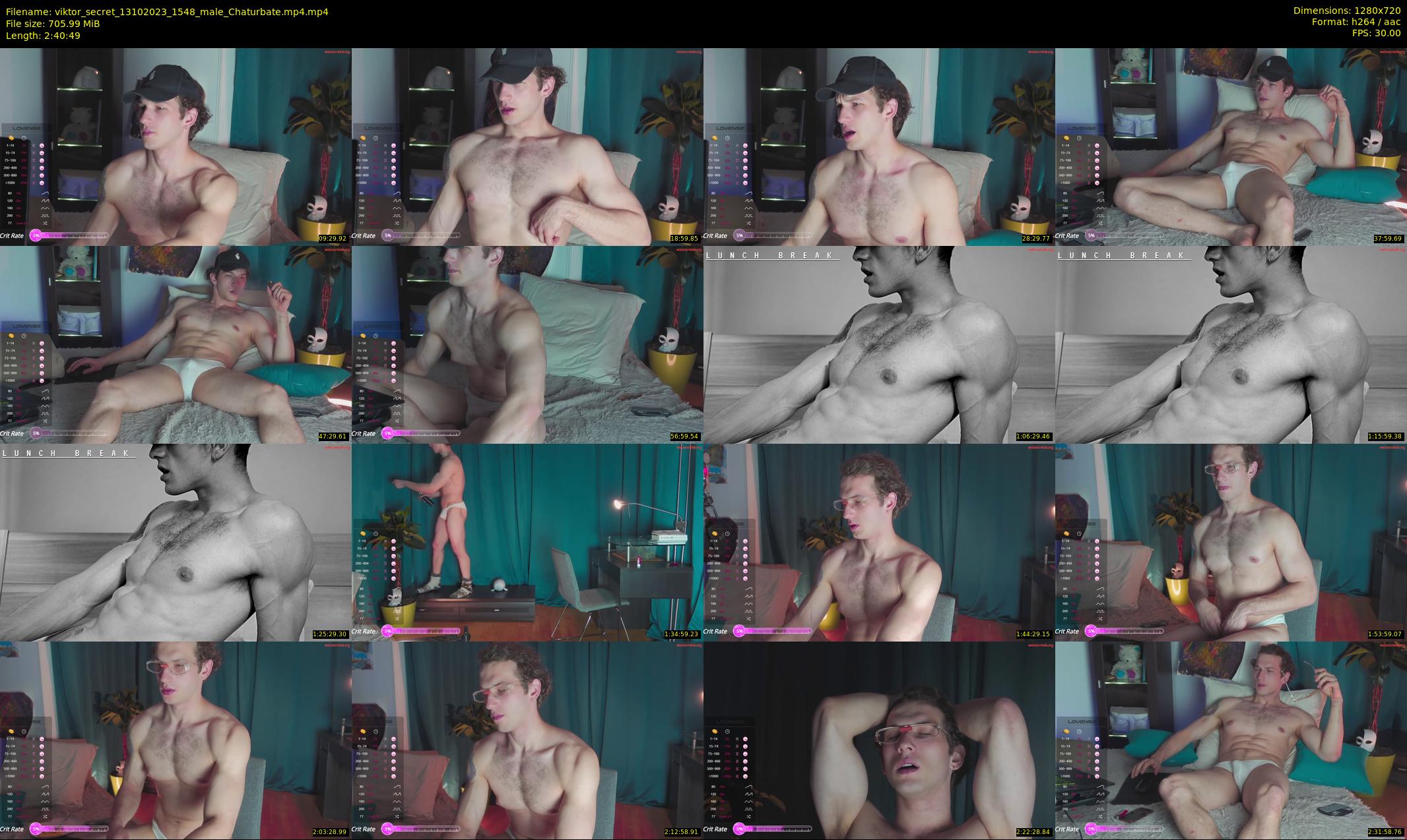 viktor_secret — 161 minute Chaturbate male cam show recording, 720p, Oct 13, 2023