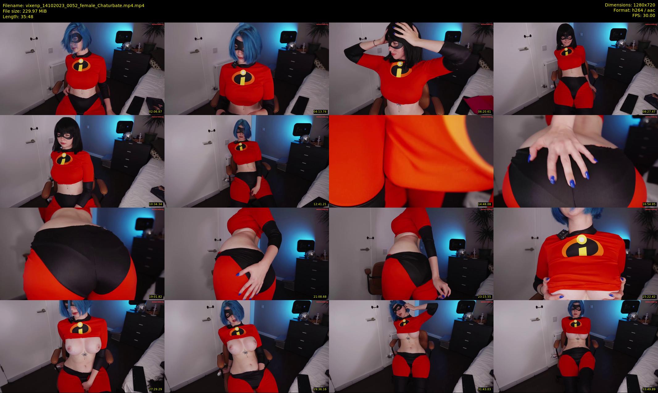 vixenp — 36 minute Chaturbate female cam show recording, 720p, Oct 14, 2023