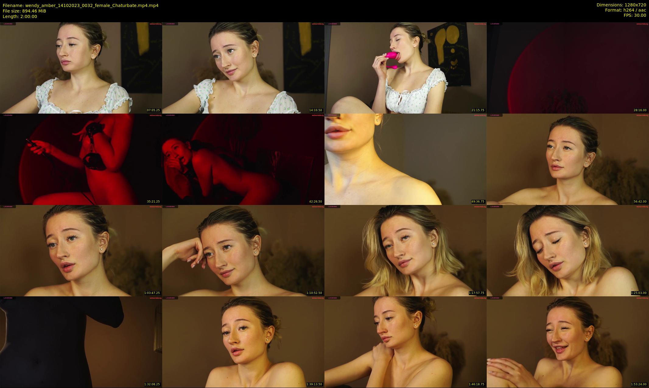 wendy_amber — 120 minute Chaturbate female cam show recording, 720p, Oct 14, 2023