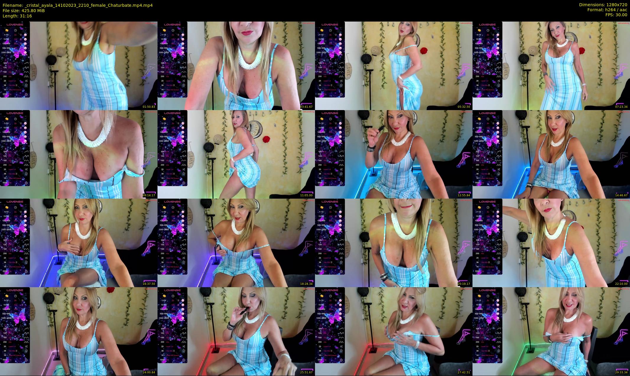 _cristal_ayala — 32 minute Chaturbate female cam show recording, 720p, Oct 14, 2023