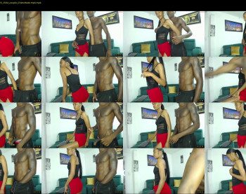afro_happy__06 — 5 minute Chaturbate couple cam show recording, 720p, Oct 14, 2023