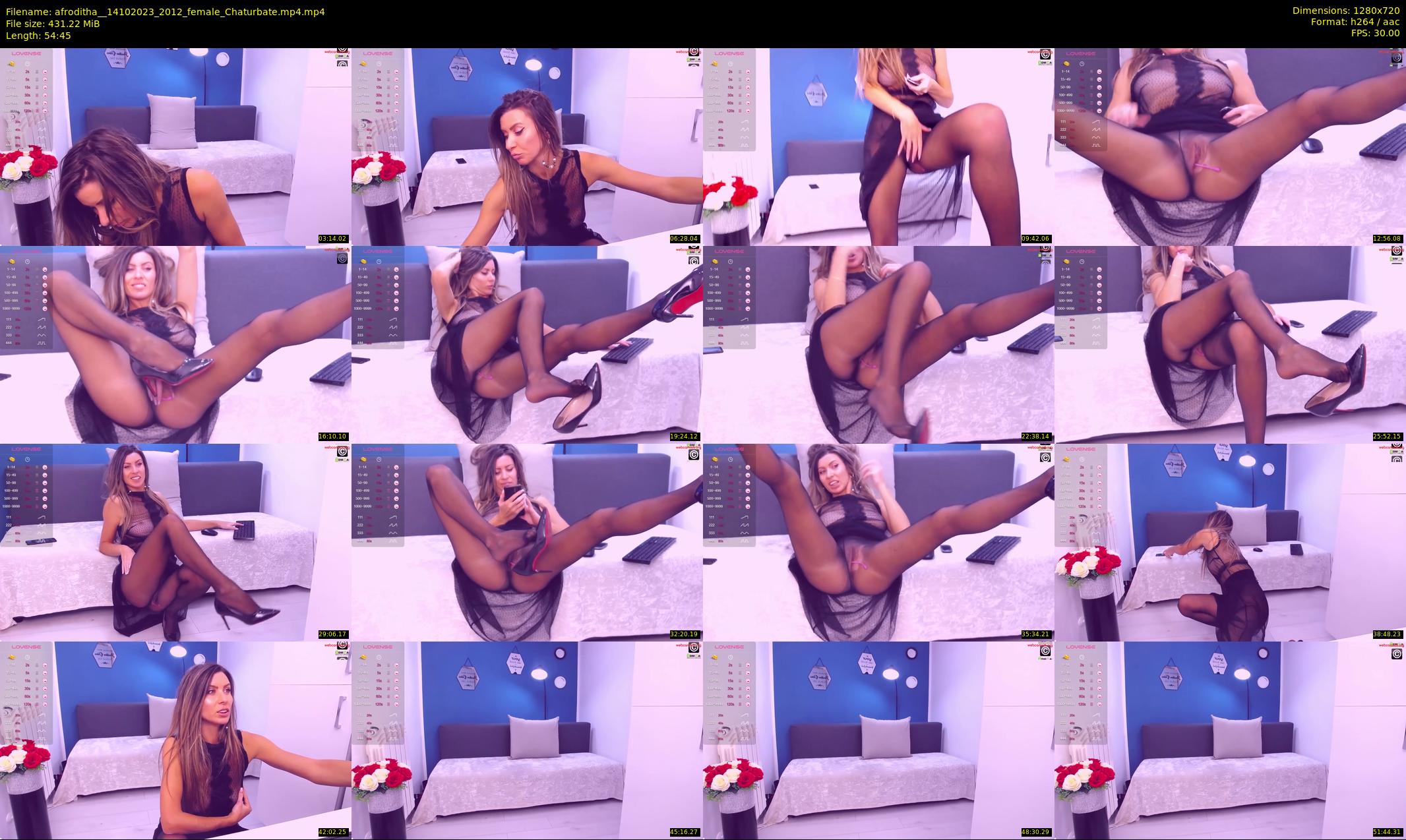 afroditha_ — 55 minute Chaturbate female cam show recording, 720p, Oct 14, 2023