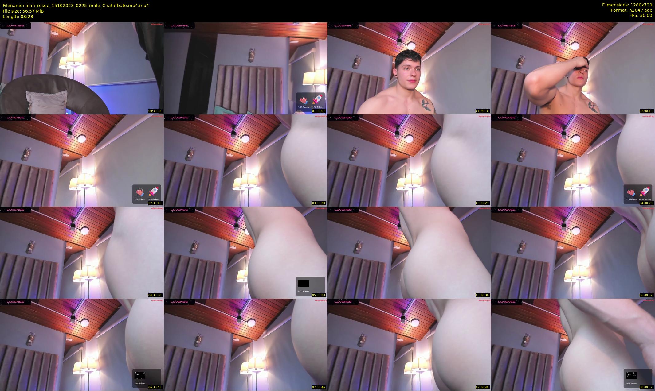 alan_rosee — 9 minute Chaturbate male cam show recording, 720p, Oct 15, 2023