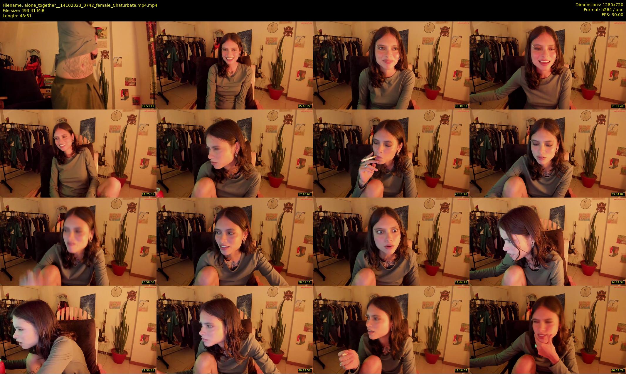 alone_together_ — 49 minute Chaturbate female cam show recording, 720p, Oct 14, 2023