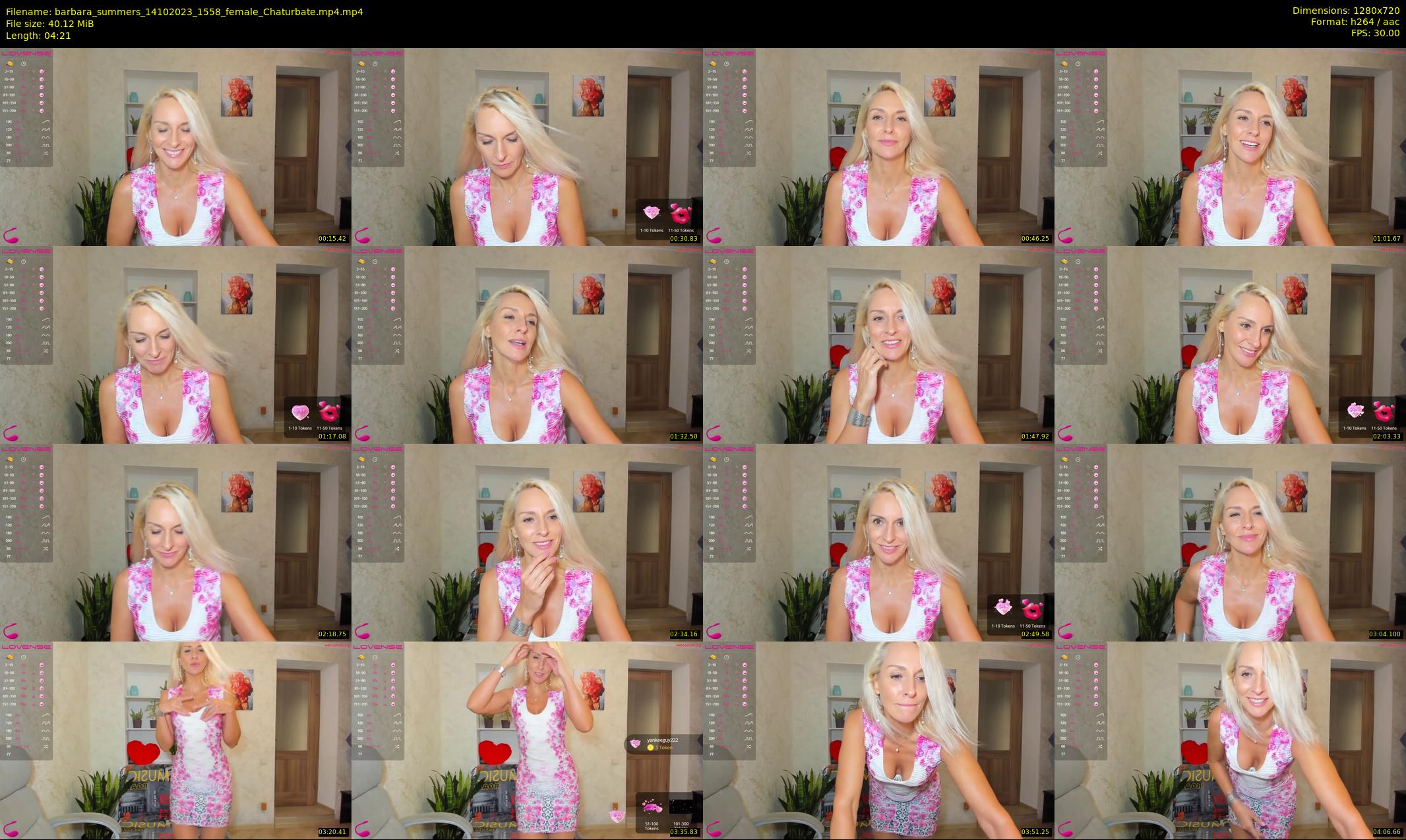 barbara_summers — 5 minute Chaturbate female cam show recording, 720p, Oct 14, 2023
