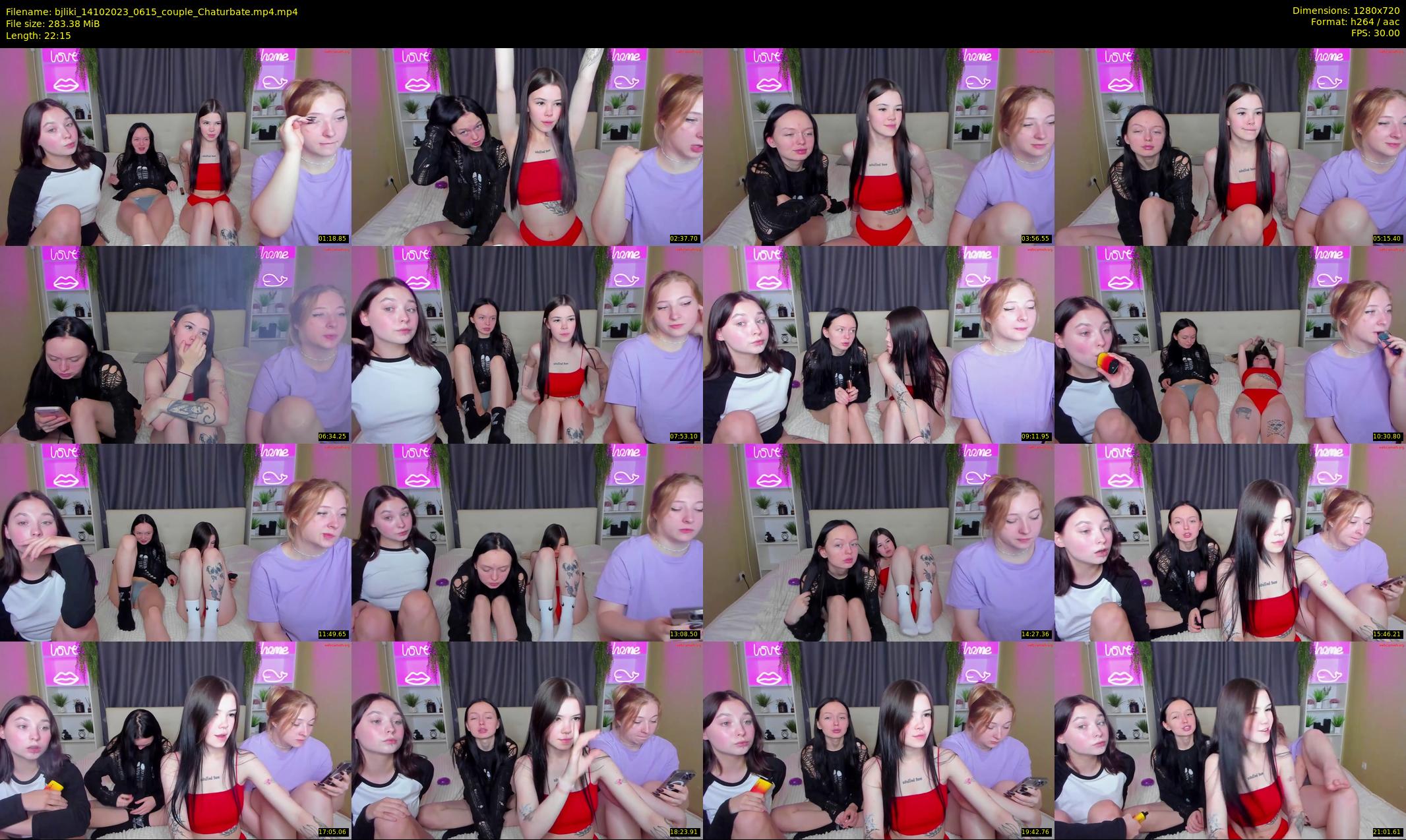 bjliki — 23 minute Chaturbate couple cam show recording, 720p, Oct 14, 2023