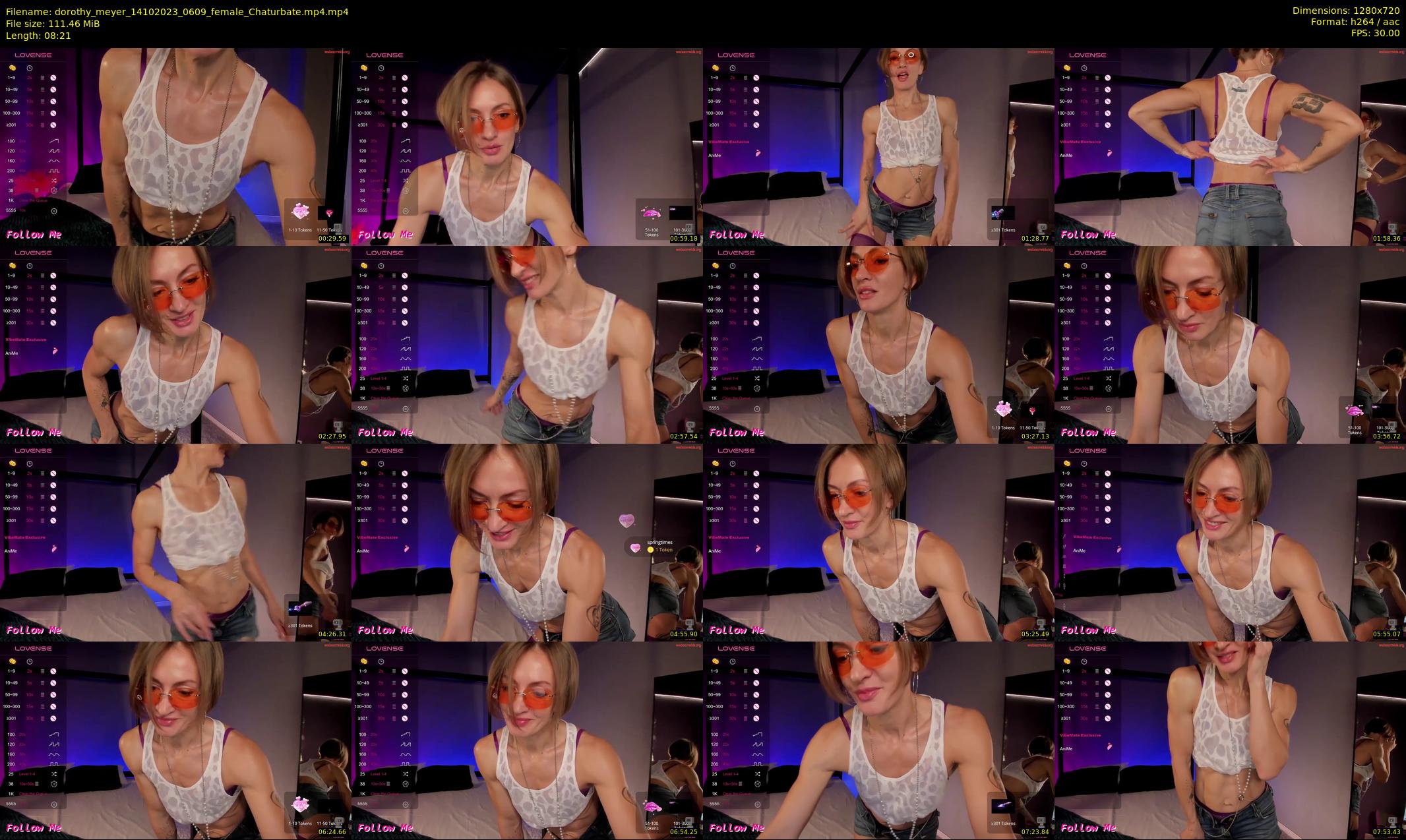 dorothy_meyer — 9 minute Chaturbate female cam show recording, 720p, Oct 14, 2023