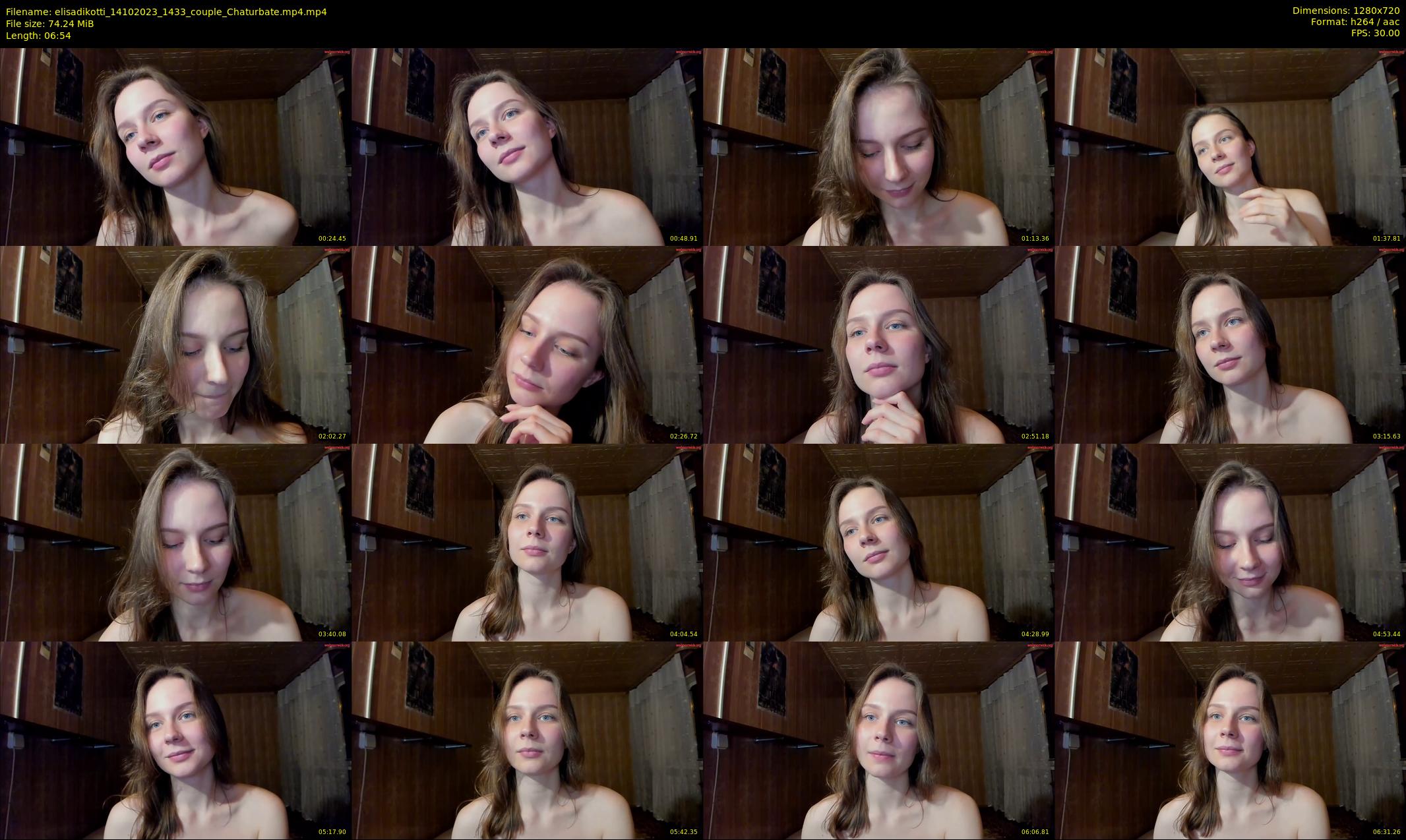 elisadikotti — 7 minute Chaturbate couple cam show recording, 720p, Oct 14, 2023