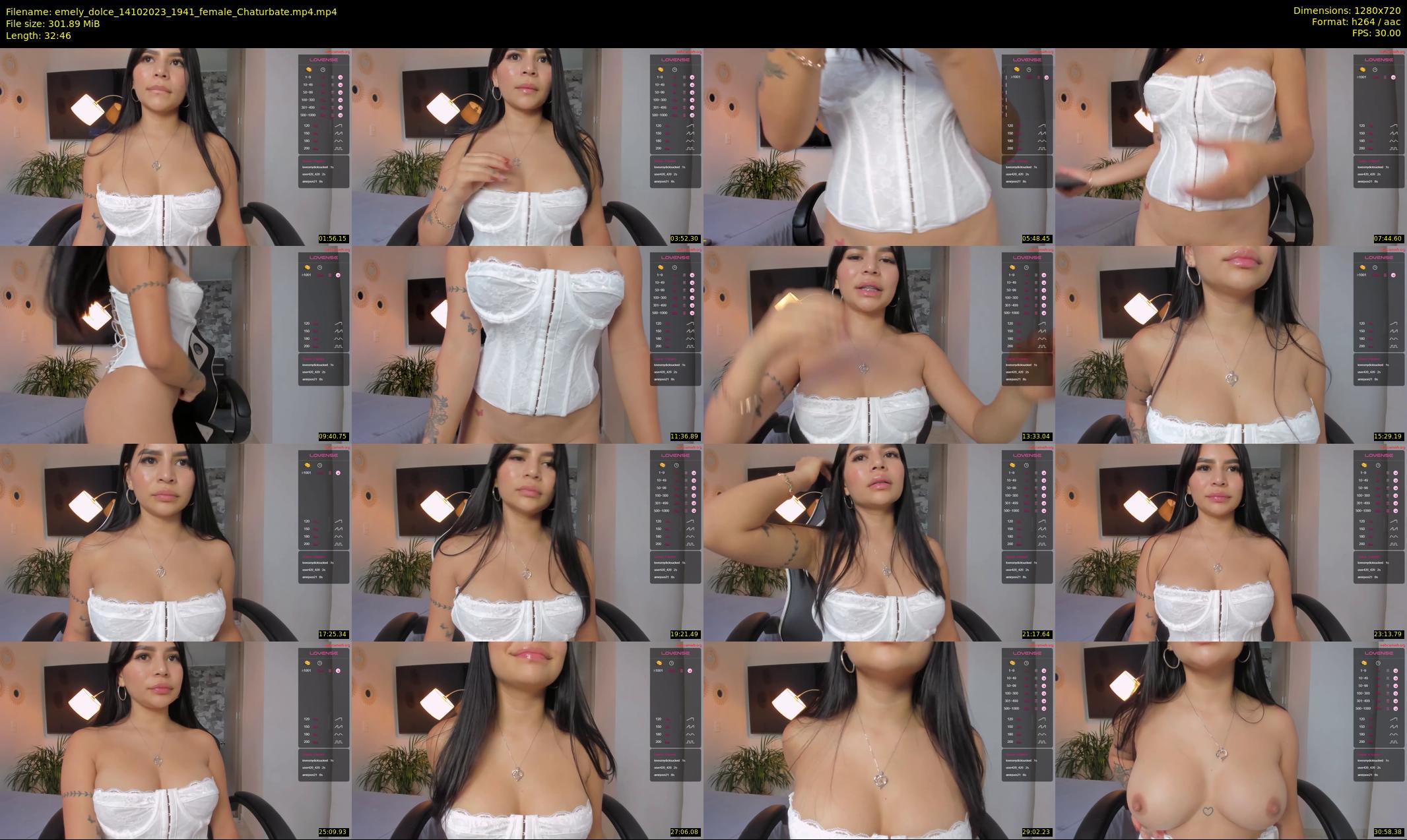 emely_dolce — 33 minute Chaturbate female cam show recording, 720p, Oct 14, 2023