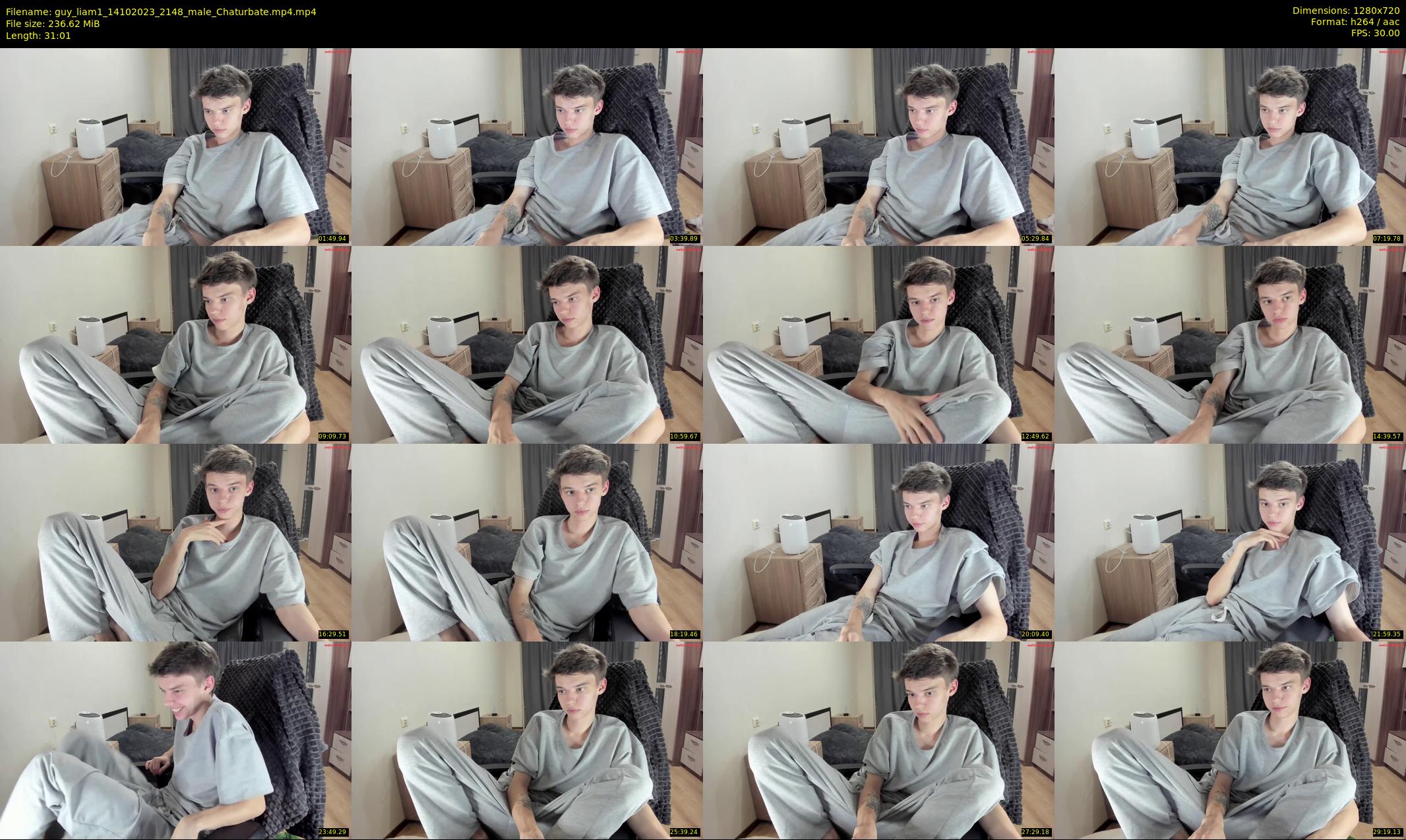 guy_liam1 — 32 minute Chaturbate male cam show recording, 720p, Oct 14, 2023