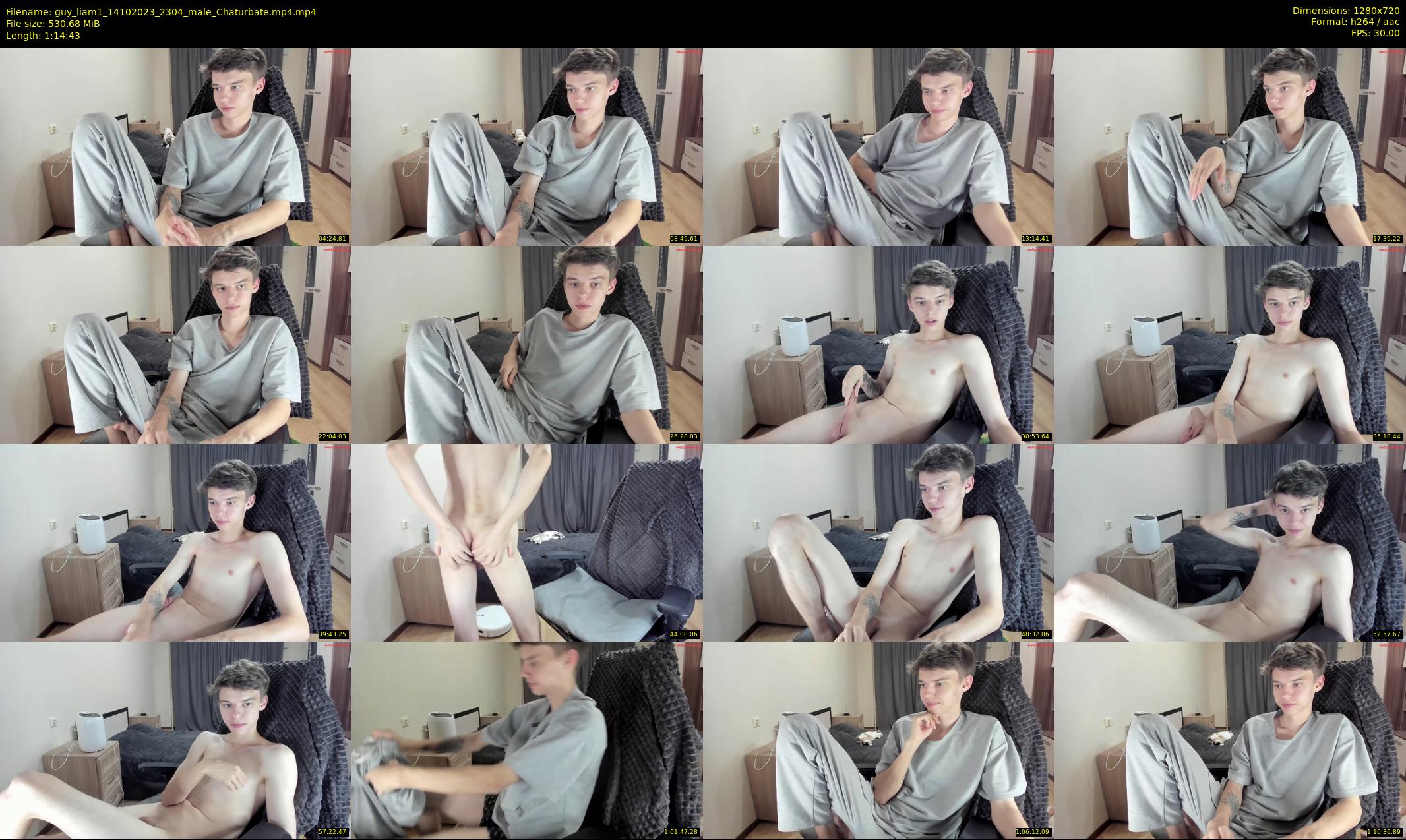 guy_liam1 — 75 minute Chaturbate male cam show recording, 720p, Oct 14, 2023