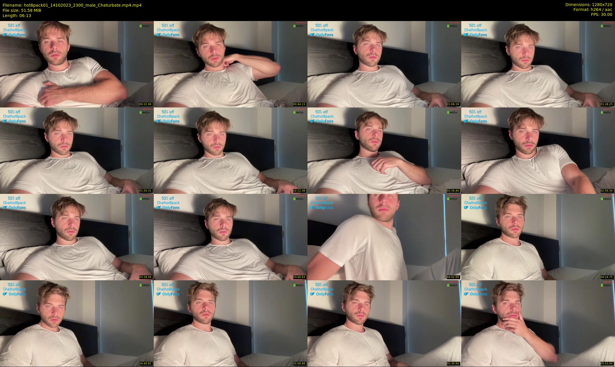 hot8pack01 — 7 minute Chaturbate male cam show recording, 720p, Oct 14, 2023