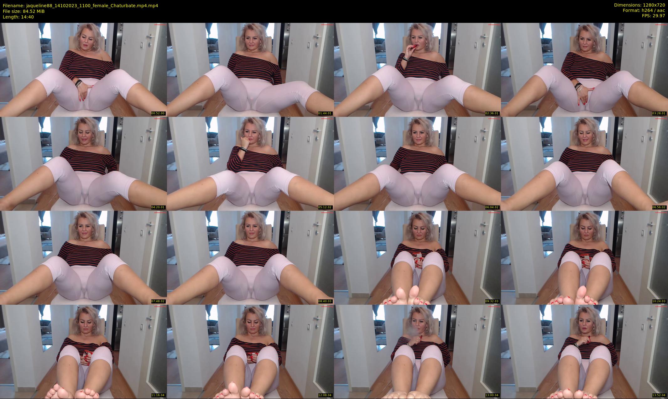 jaqueline88 — 15 minute Chaturbate female cam show recording, 720p, Oct 14, 2023