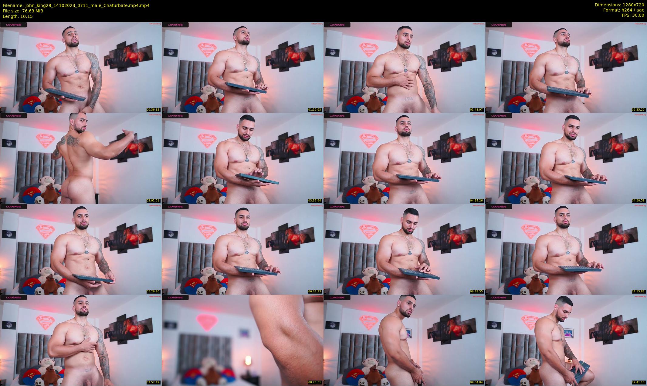 john_king29 — 11 minute Chaturbate male cam show recording, 720p, Oct 14, 2023
