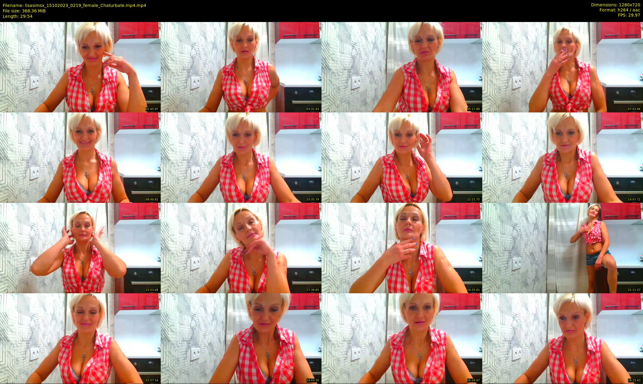 lisasimsx — 30 minute Chaturbate female cam show recording, 720p, Oct 15, 2023