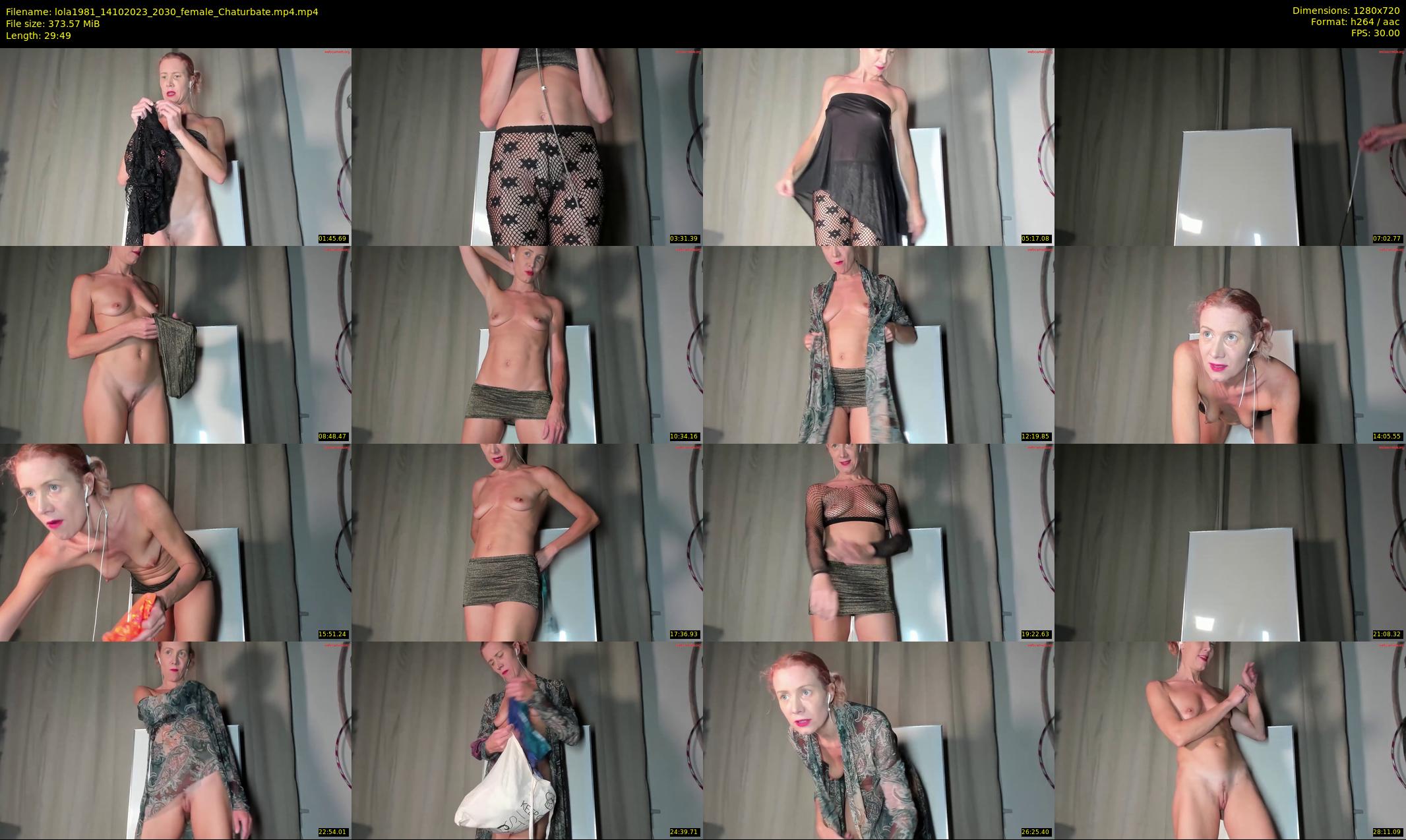 lola1981 — 30 minute Chaturbate female cam show recording, 720p, Oct 14, 2023