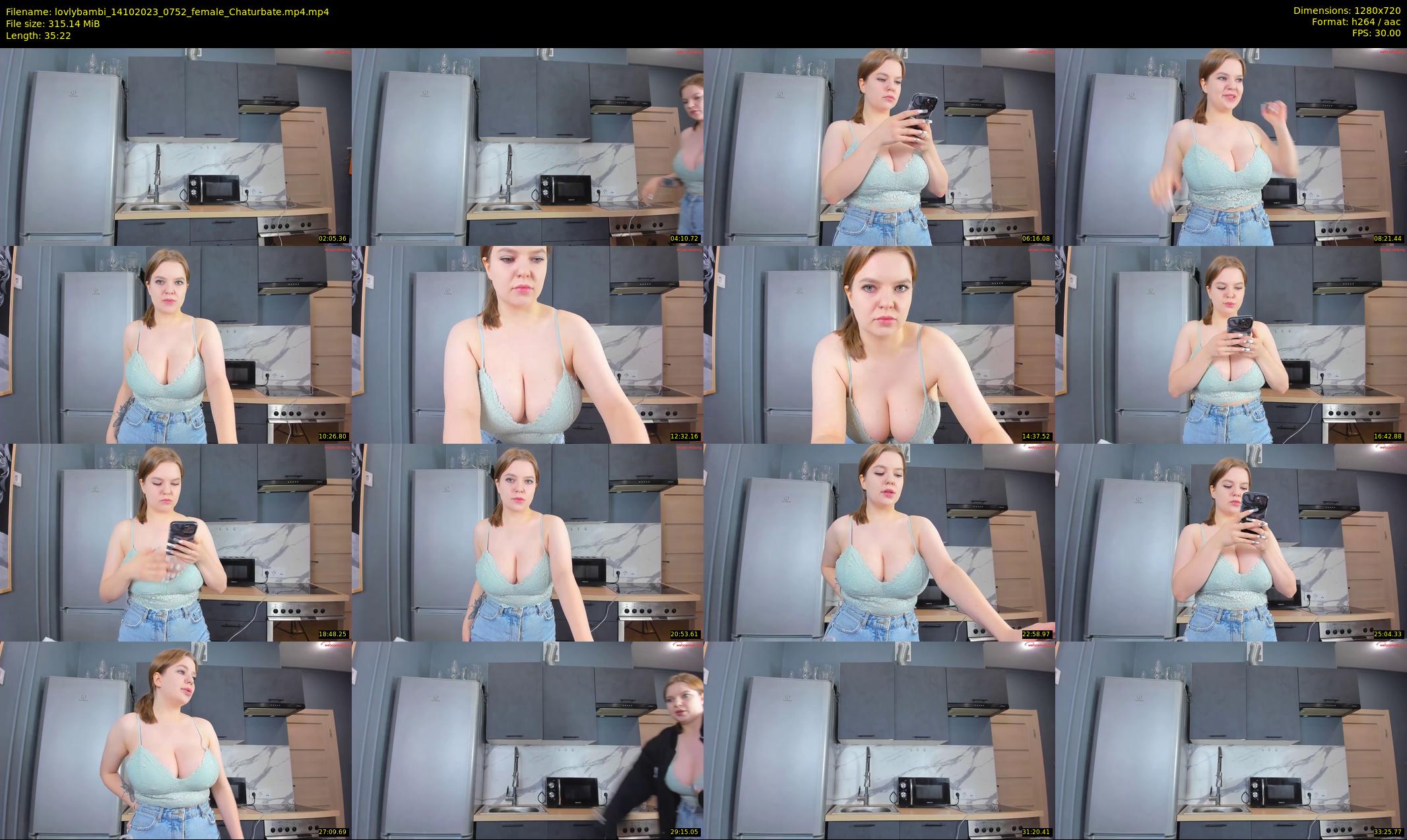 lovlybambi — 36 minute Chaturbate female cam show recording, 720p, Oct 14, 2023