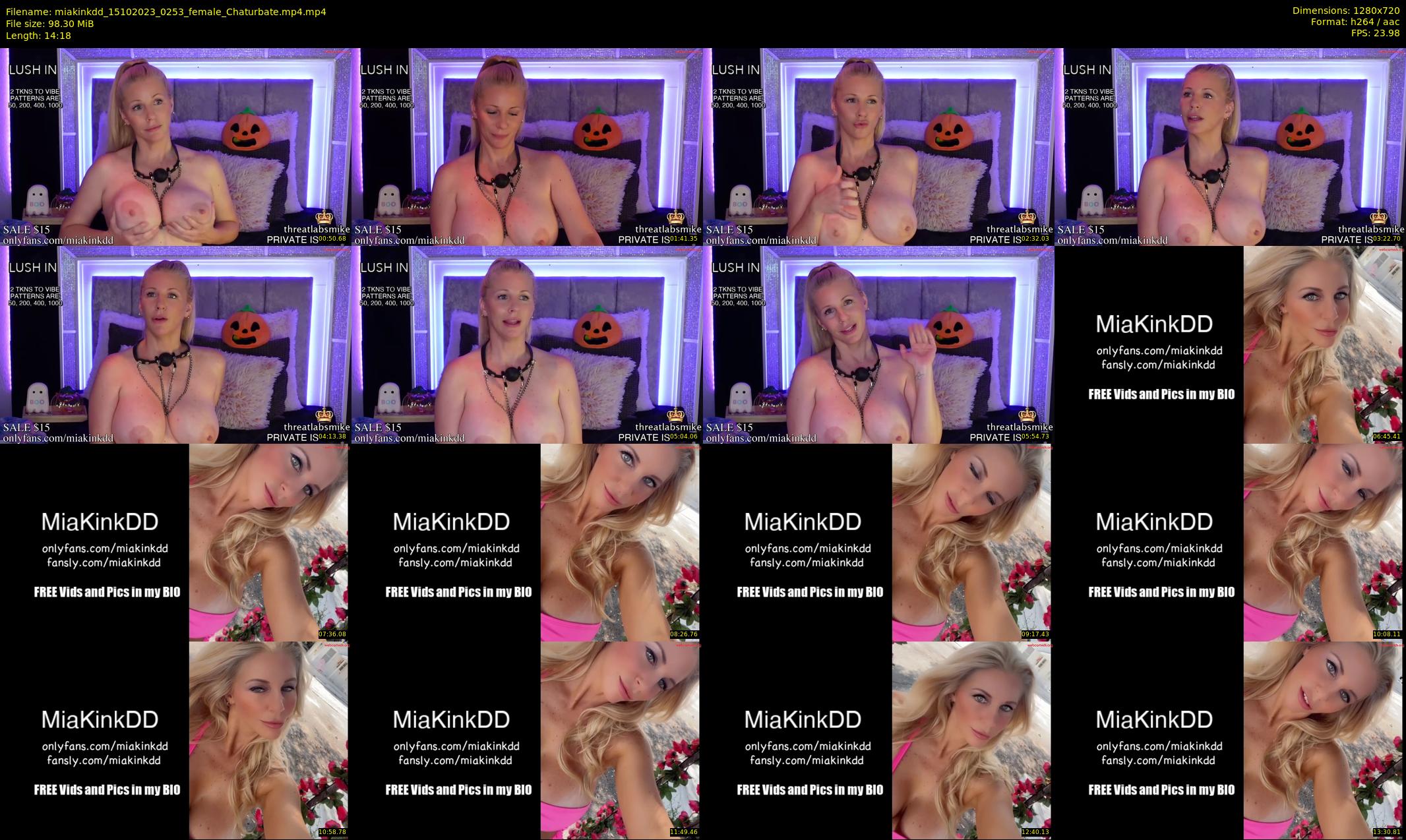 miakinkdd — 15 minute Chaturbate female cam show recording, 720p, Oct 15, 2023