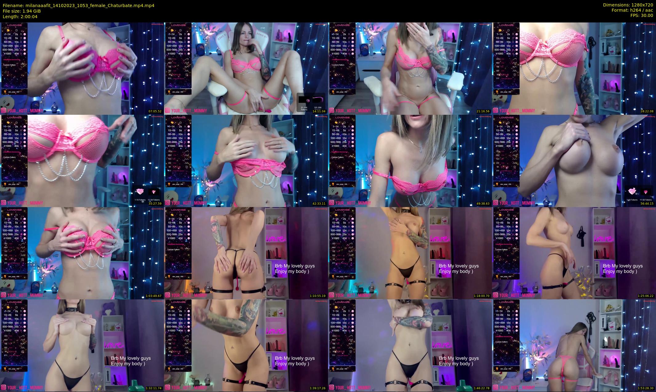 milanaaafit — 121 minute Chaturbate couple cam show recording, 720p, Oct 14, 2023