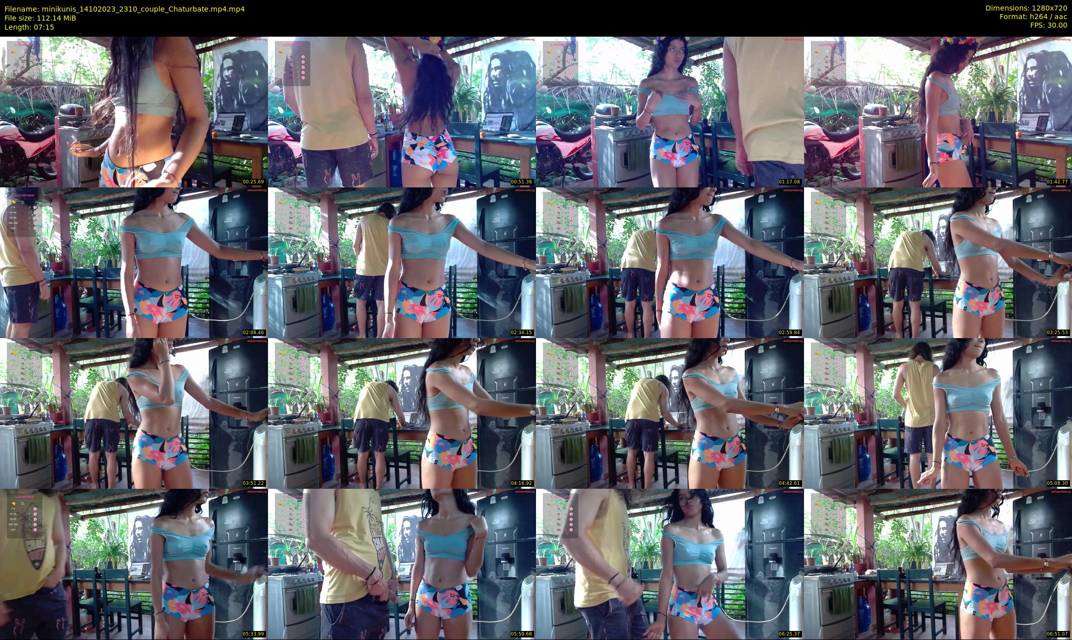 minikunis — 8 minute Chaturbate couple cam show recording, 720p, Oct 14, 2023