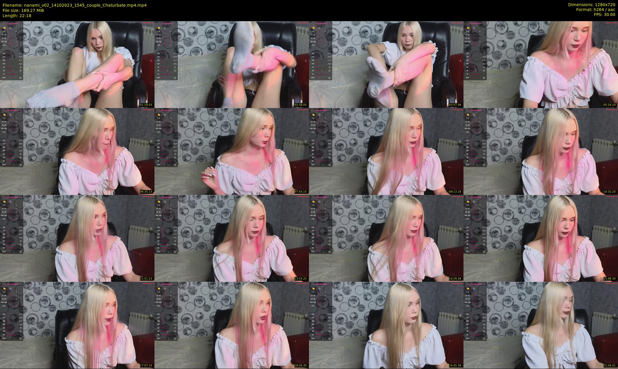 nanami_v02 — 23 minute Chaturbate couple cam show recording, 720p, Oct 14, 2023
