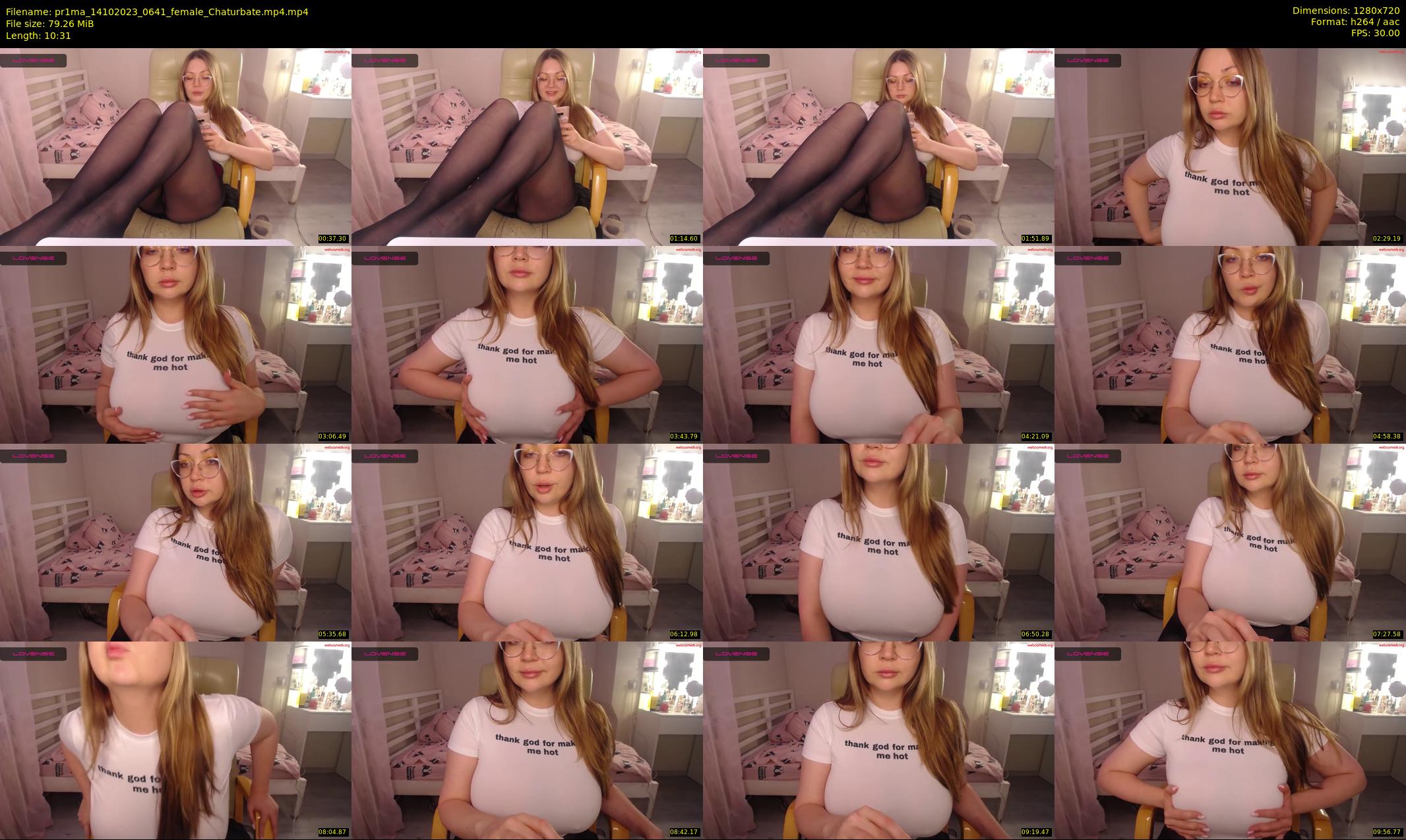 pr1ma — 11 minute Chaturbate female cam show recording, 720p, Oct 14, 2023