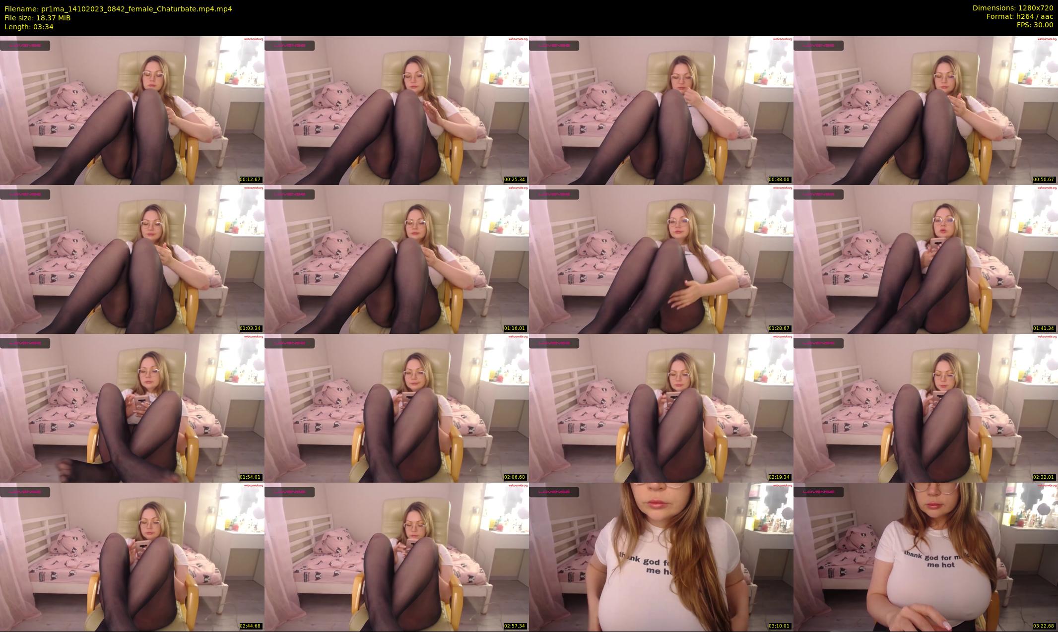 pr1ma — 4 minute Chaturbate female cam show recording, 720p, Oct 14, 2023