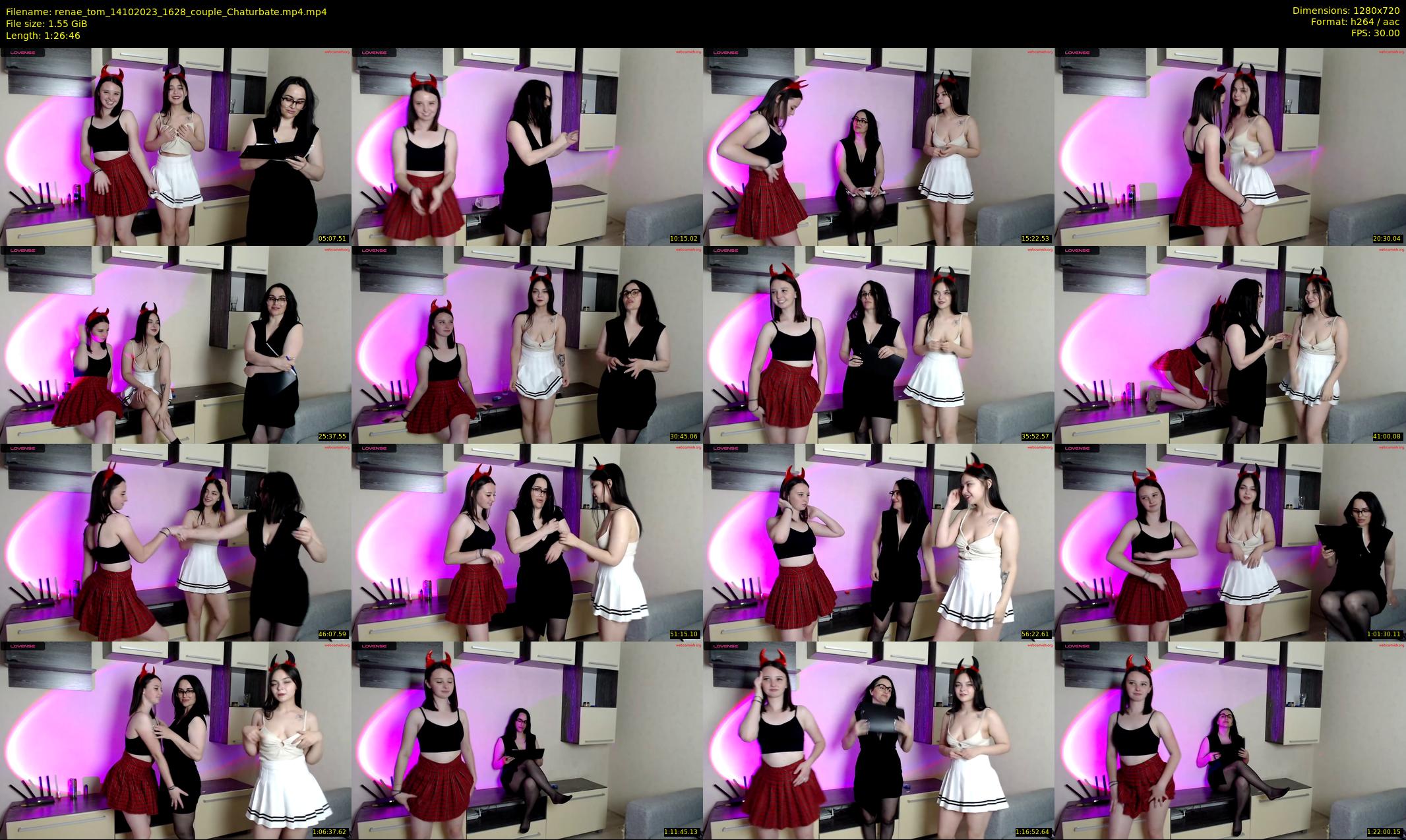 renae_tom — 87 minute Chaturbate couple cam show recording, 720p, Oct 14, 2023