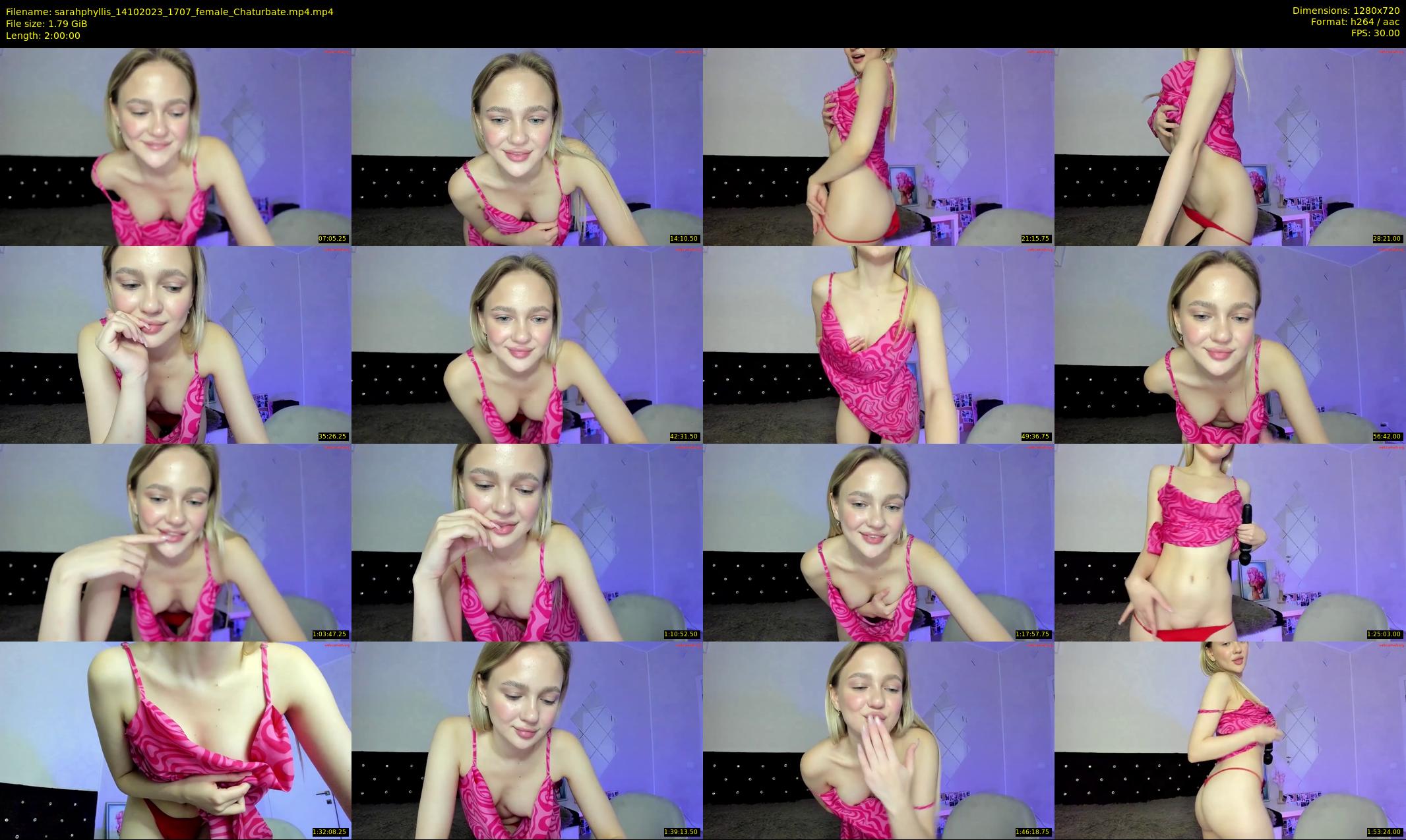 sarahphyllis — 120 minute Chaturbate female cam show recording, 720p, Oct 14, 2023