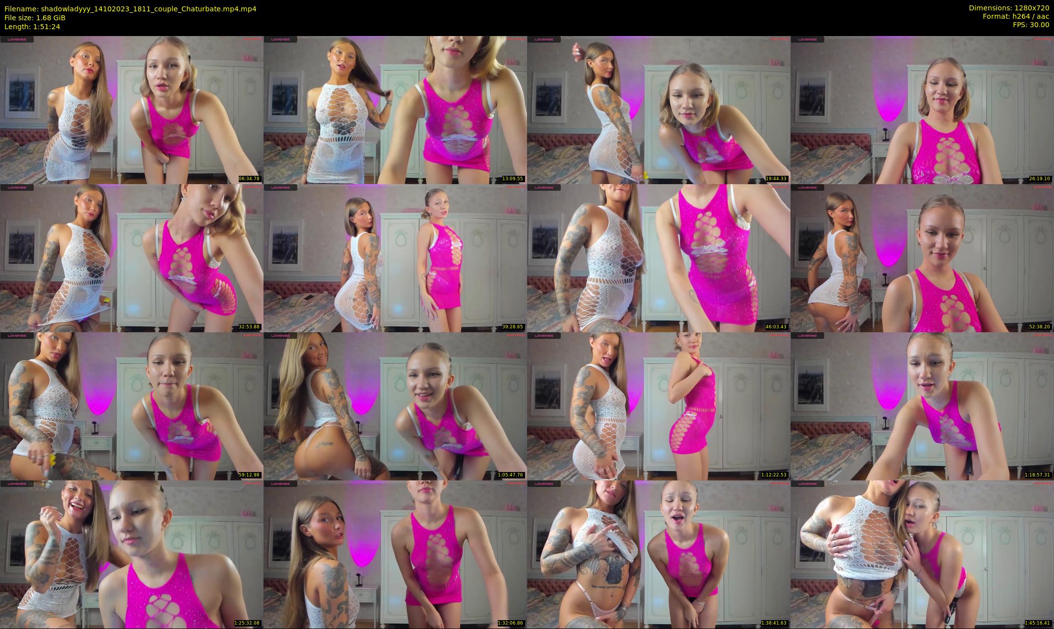 shadowladyyy — 112 minute Chaturbate couple cam show recording, 720p, Oct 14, 2023