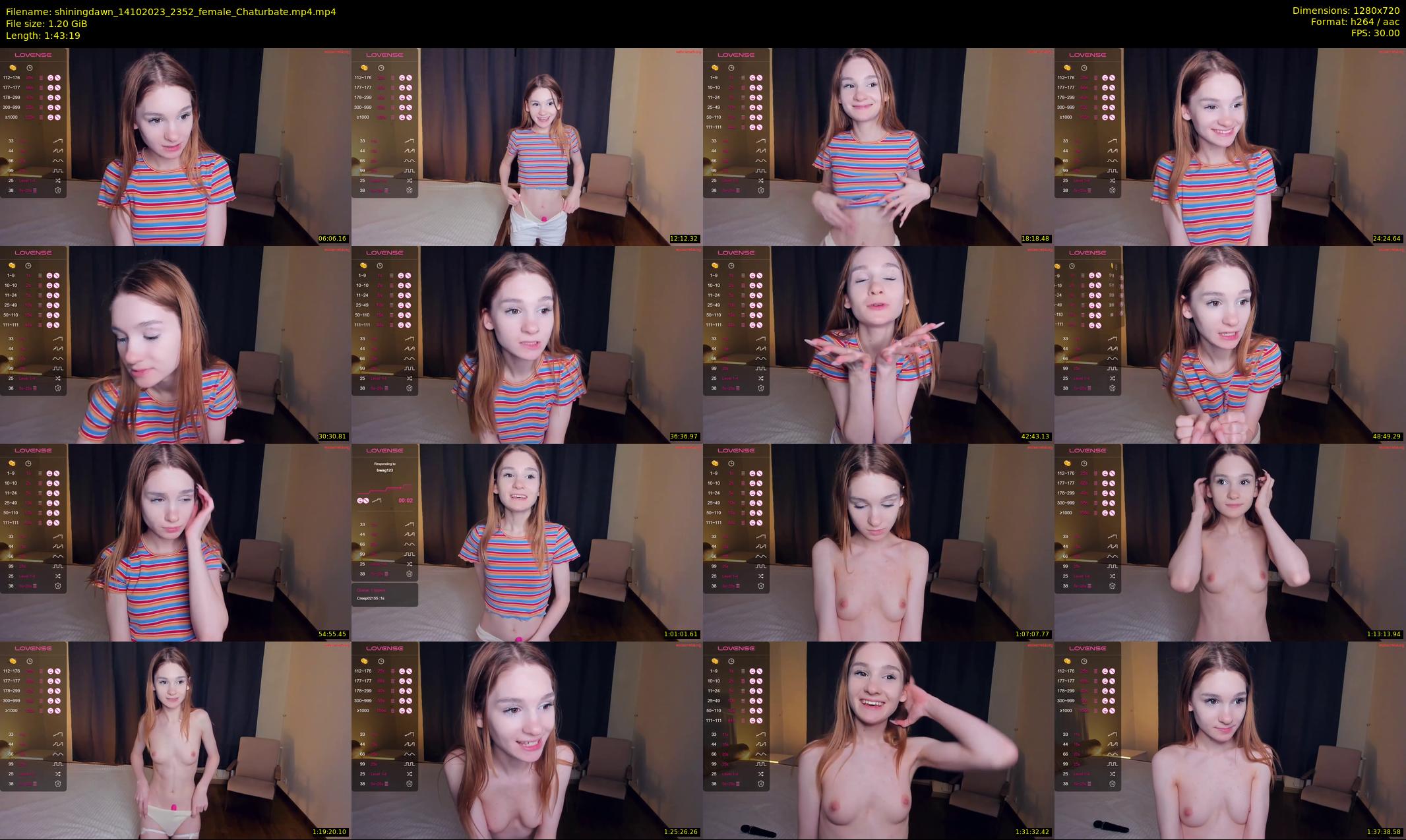 shiningdawn — 104 minute Chaturbate female cam show recording, 720p, Oct 14, 2023
