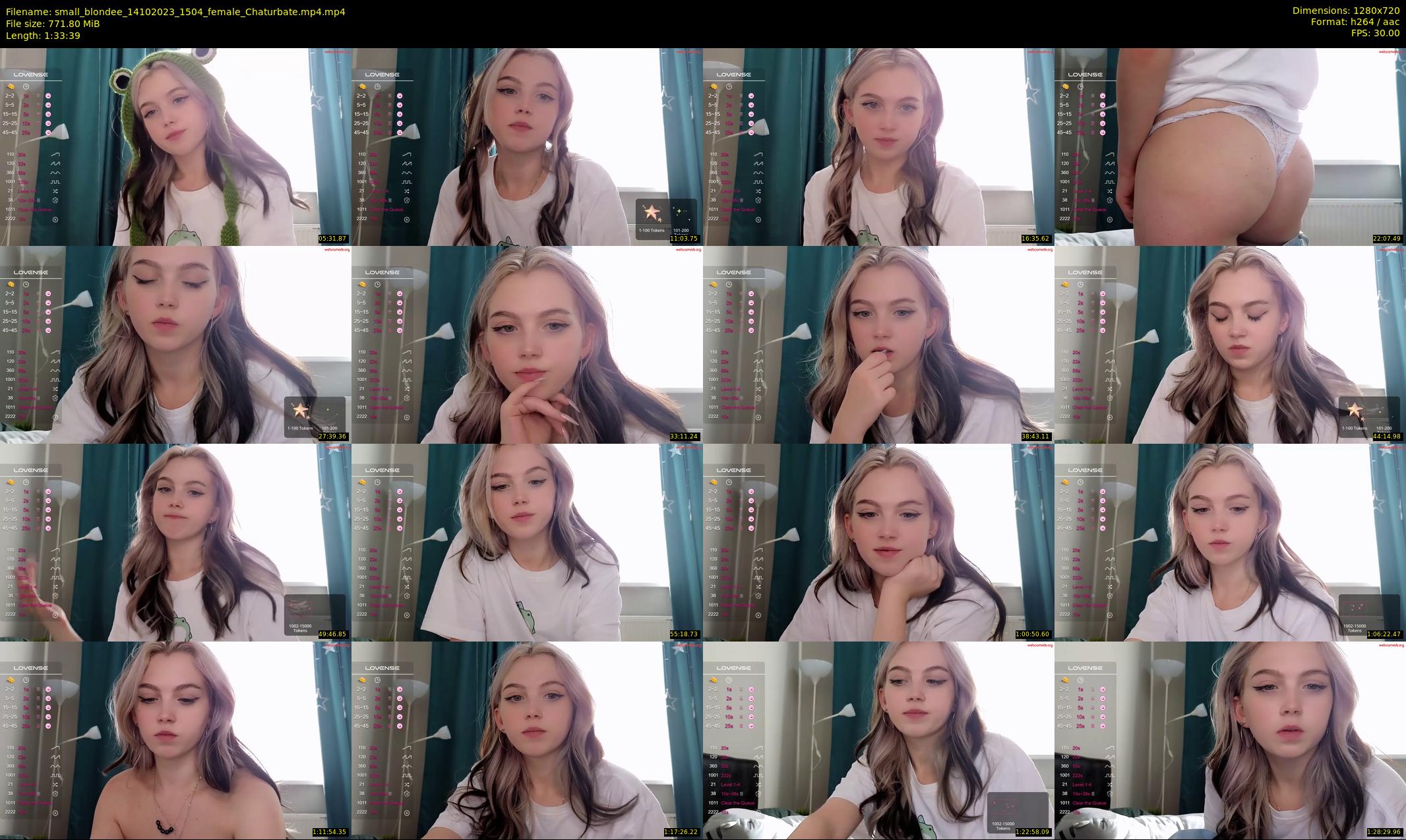 small_blondee — 94 minute Chaturbate female cam show recording, 720p, Oct 14, 2023