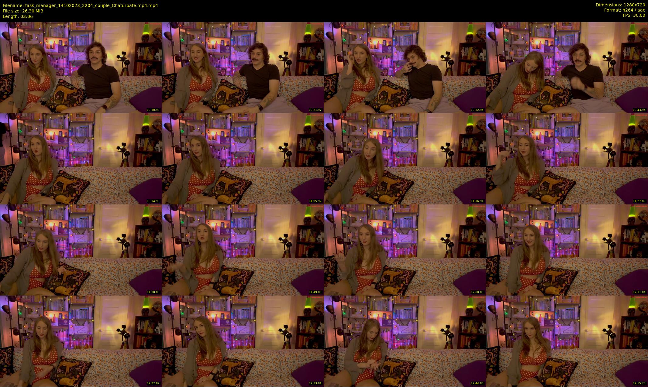 task_manager — 4 minute Chaturbate couple cam show recording, 720p, Oct 14, 2023