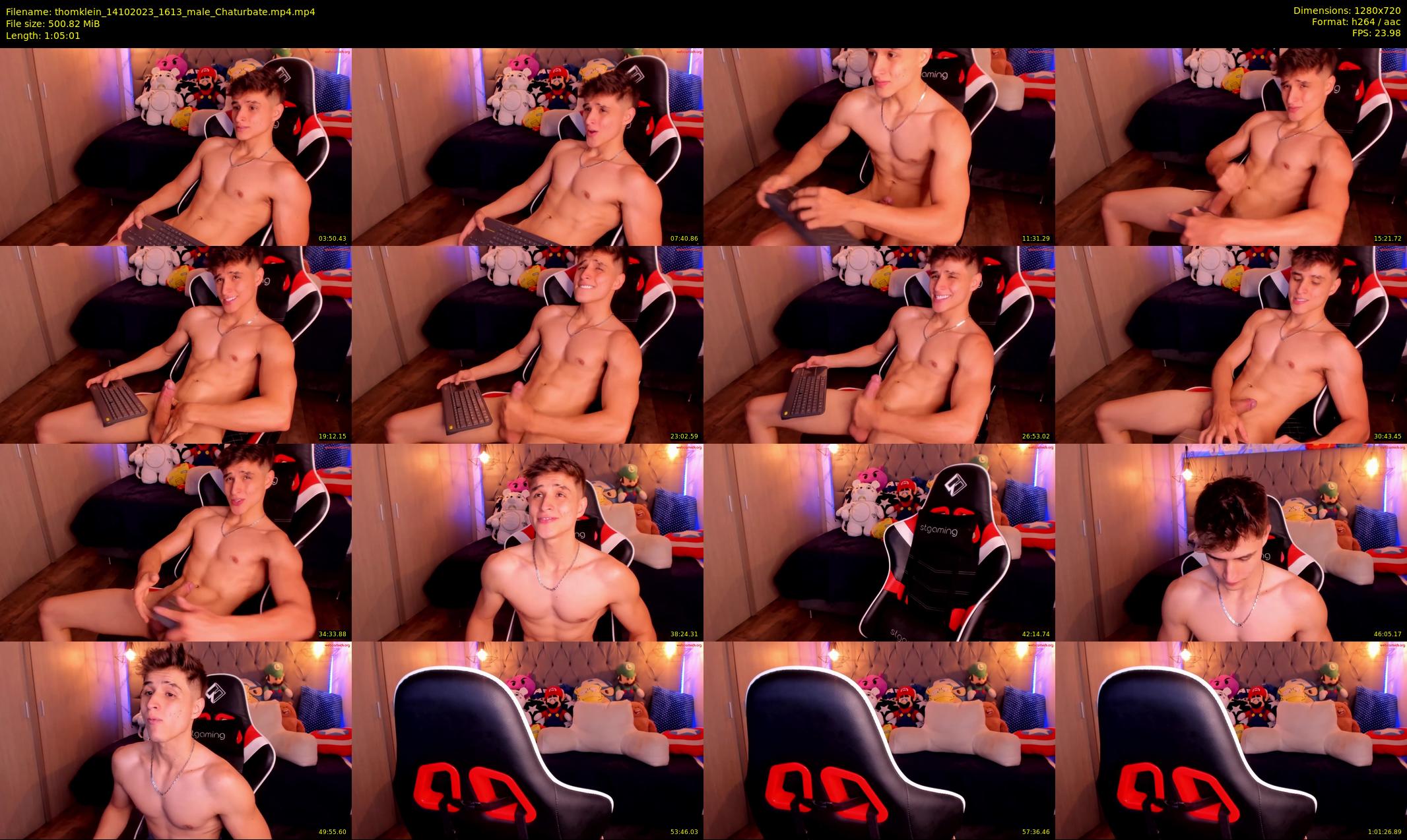 thomklein — 66 minute Chaturbate male cam show recording, 720p, Oct 14, 2023
