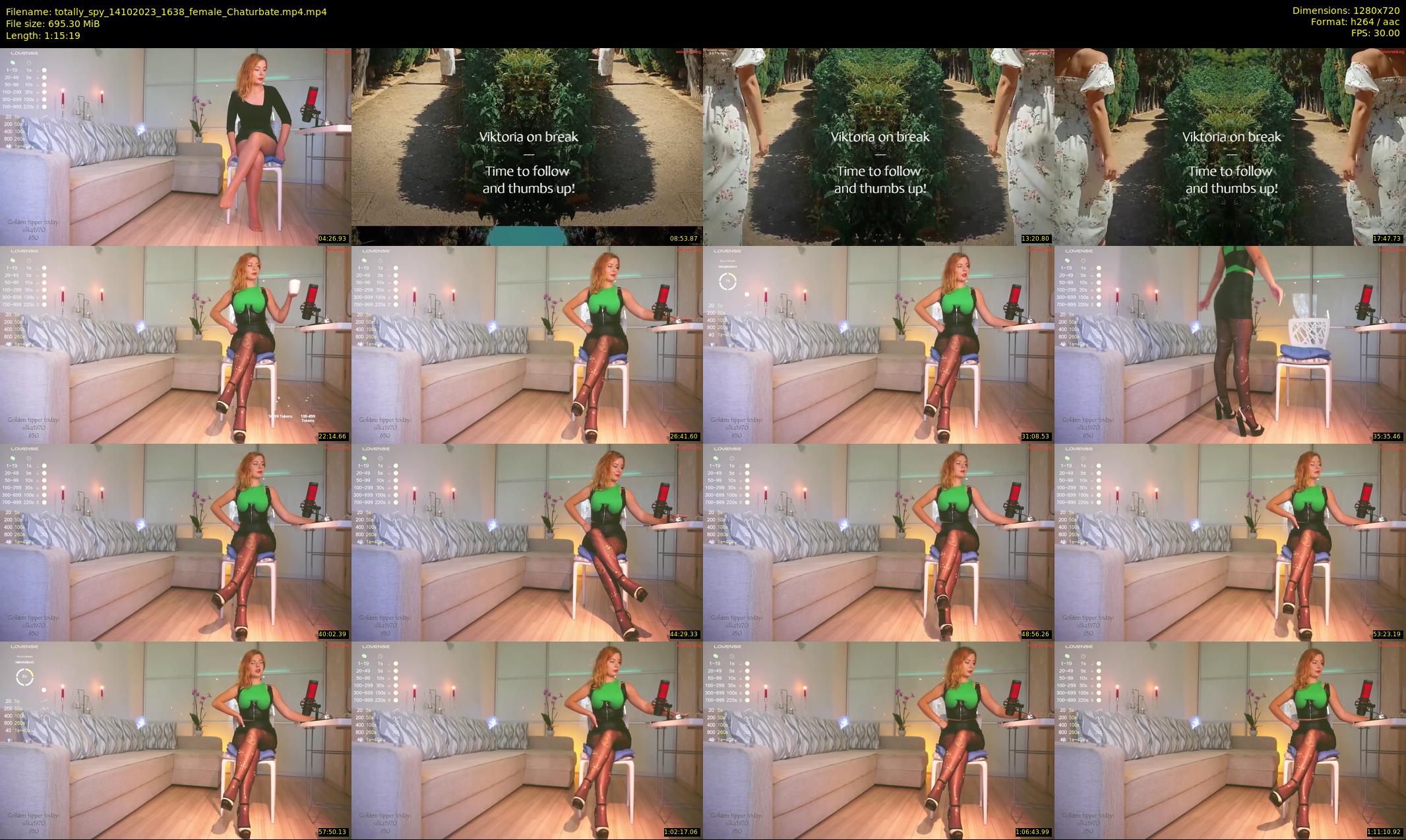 totally_spy — 76 minute Chaturbate female cam show recording, 720p, Oct 14, 2023