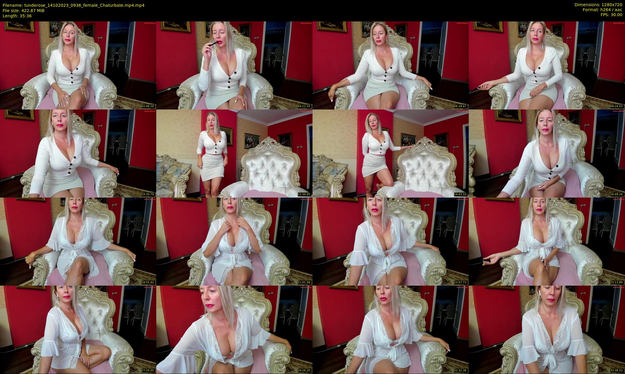 tunderose — 36 minute Chaturbate female cam show recording, 720p, Oct 14, 2023