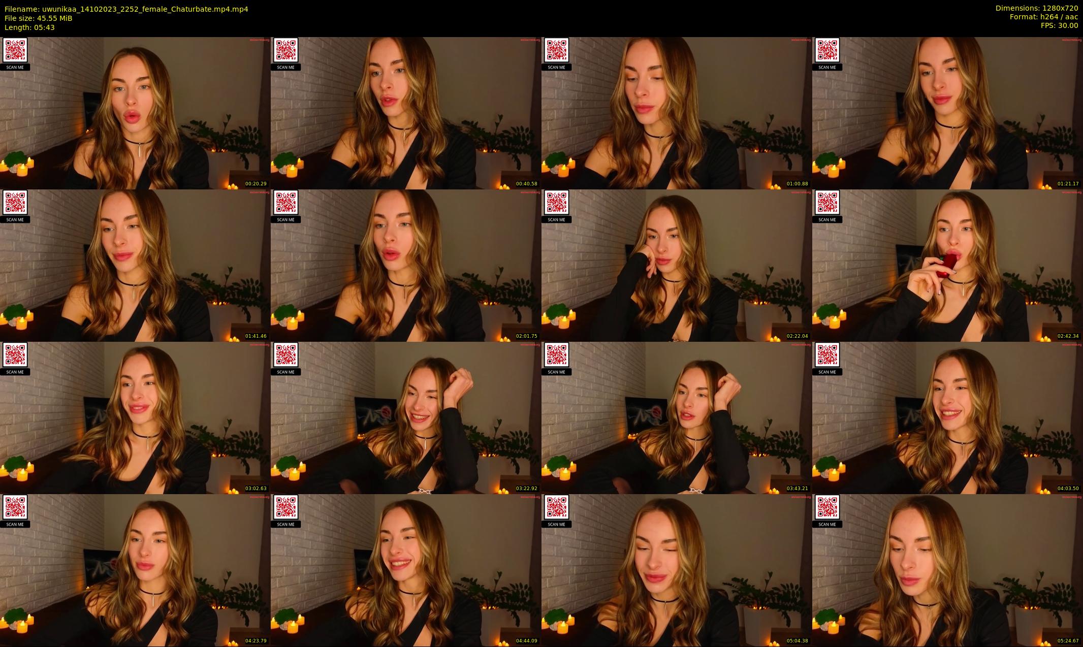 uwunikaa — 6 minute Chaturbate female cam show recording, 720p, Oct 14, 2023