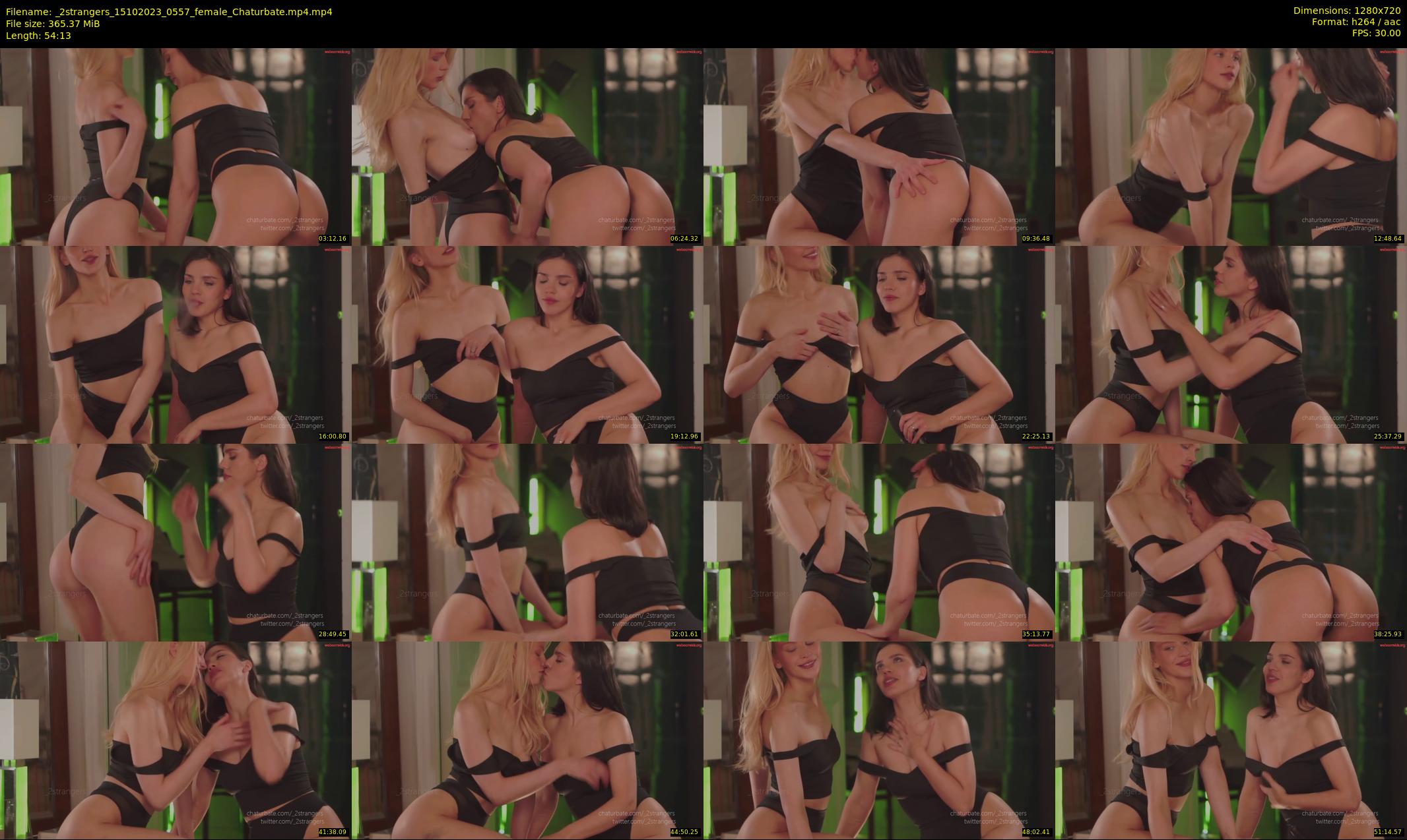 _2strangers — 55 minute Chaturbate couple cam show recording, 720p, Oct 15, 2023