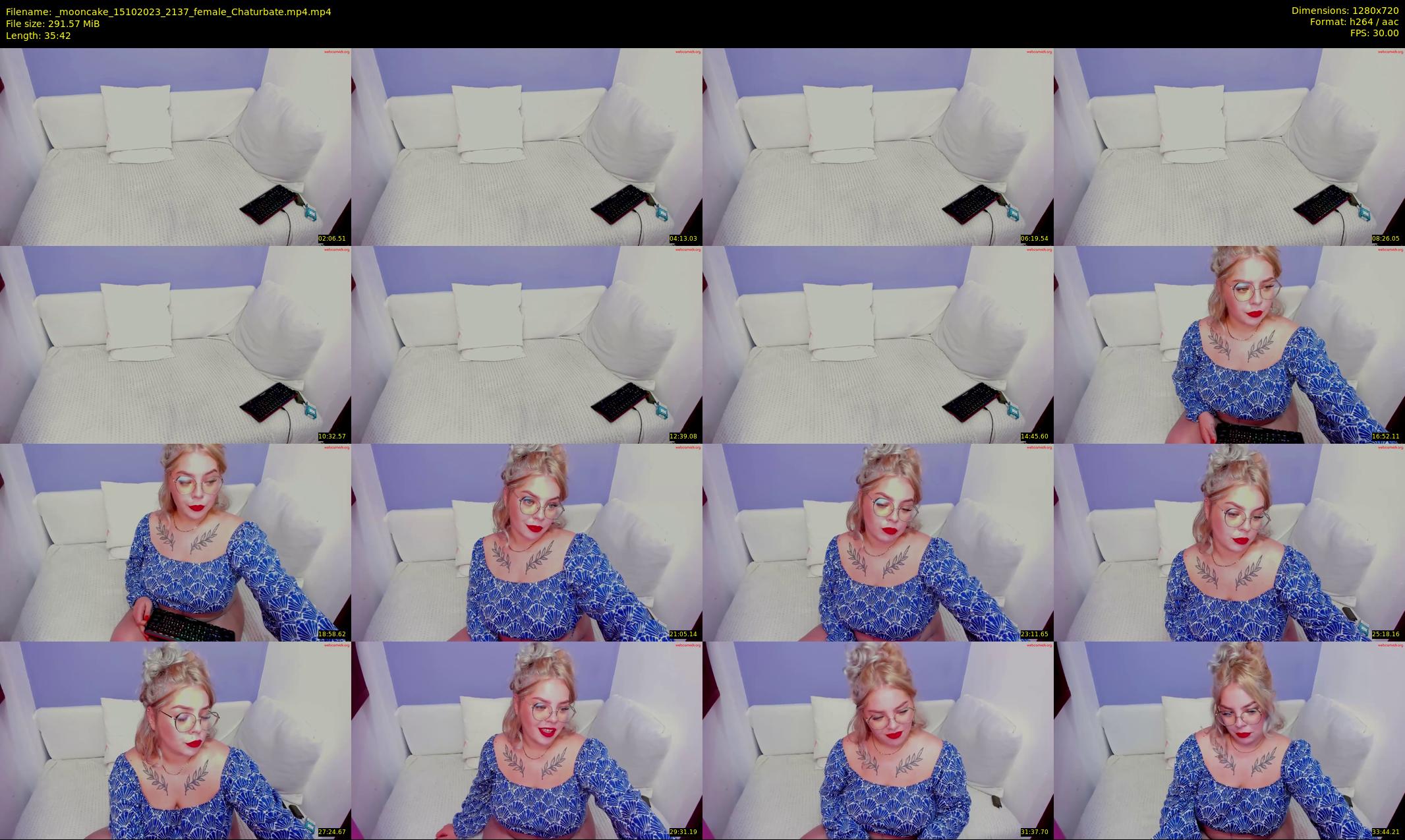 _mooncake — 36 minute Chaturbate female cam show recording, 720p, Oct 15, 2023