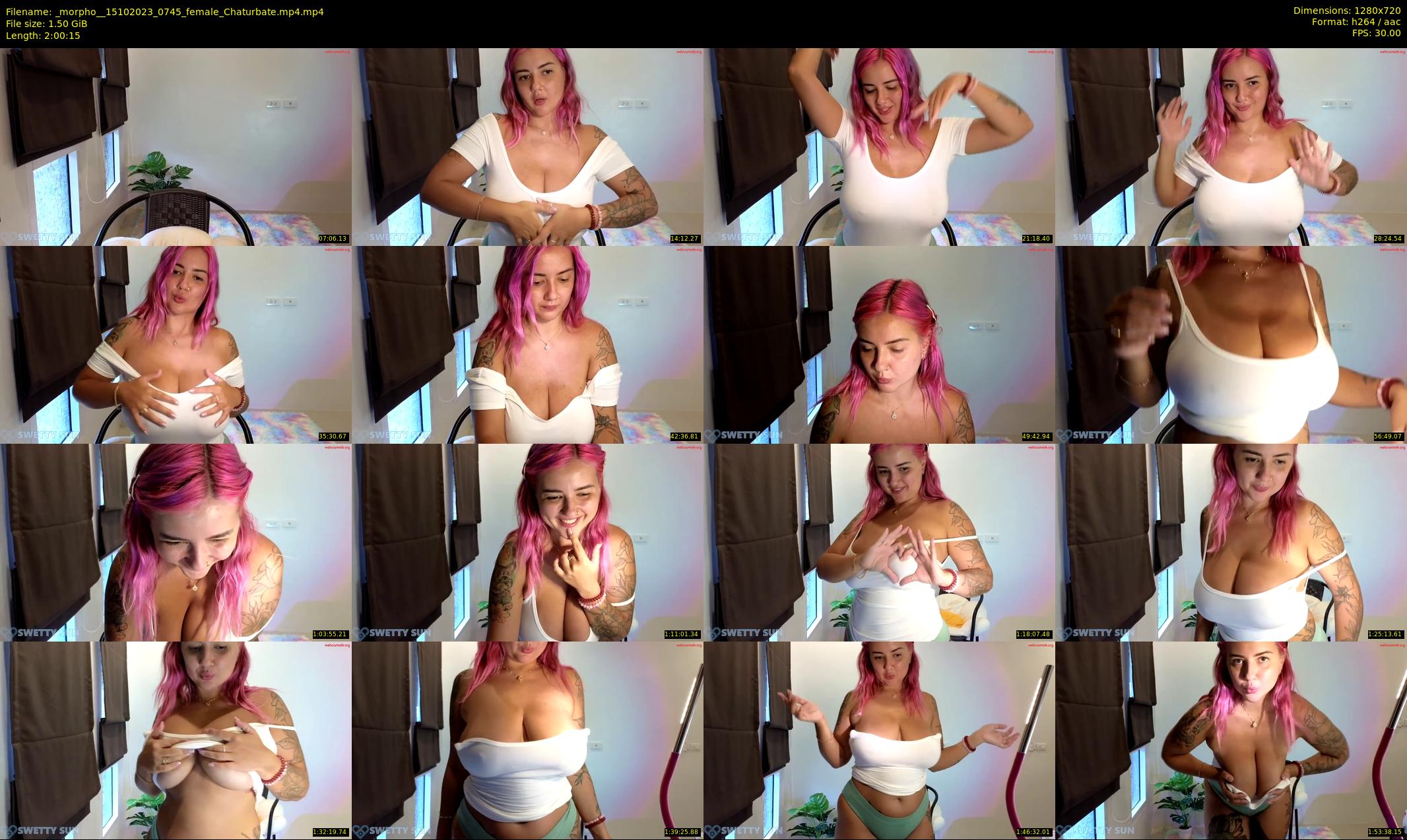 _morpho_ — 121 minute Chaturbate female cam show recording, 720p, Oct 15, 2023