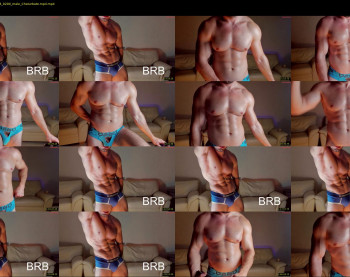 adam_muscle_ — 120 minute Chaturbate male cam show recording, 720p, Oct 16, 2023