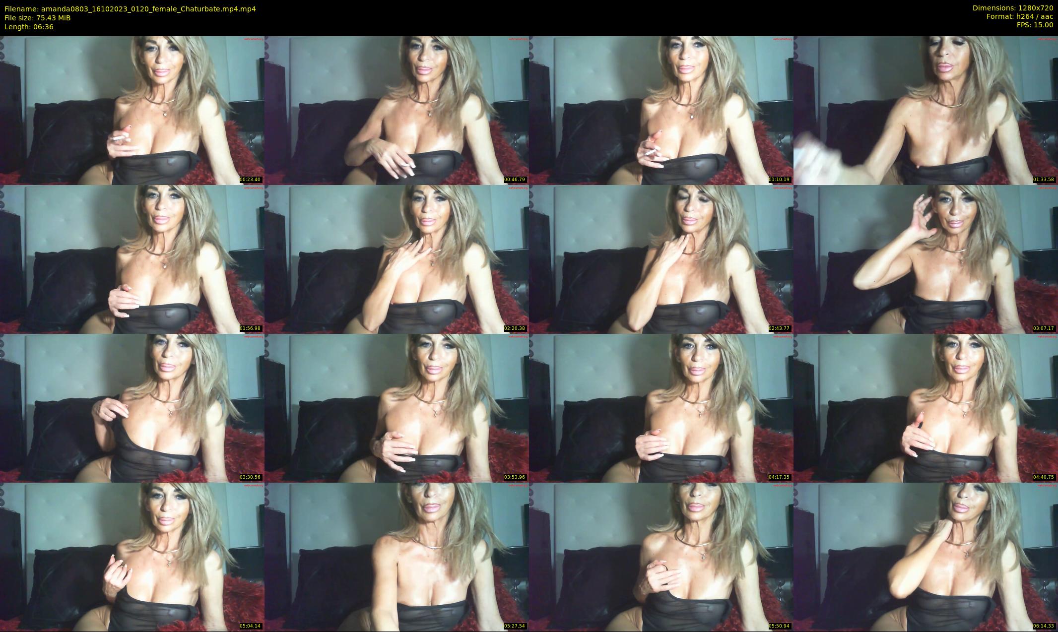 amanda0803 — 7 minute Chaturbate female cam show recording, 720p, Oct 16, 2023