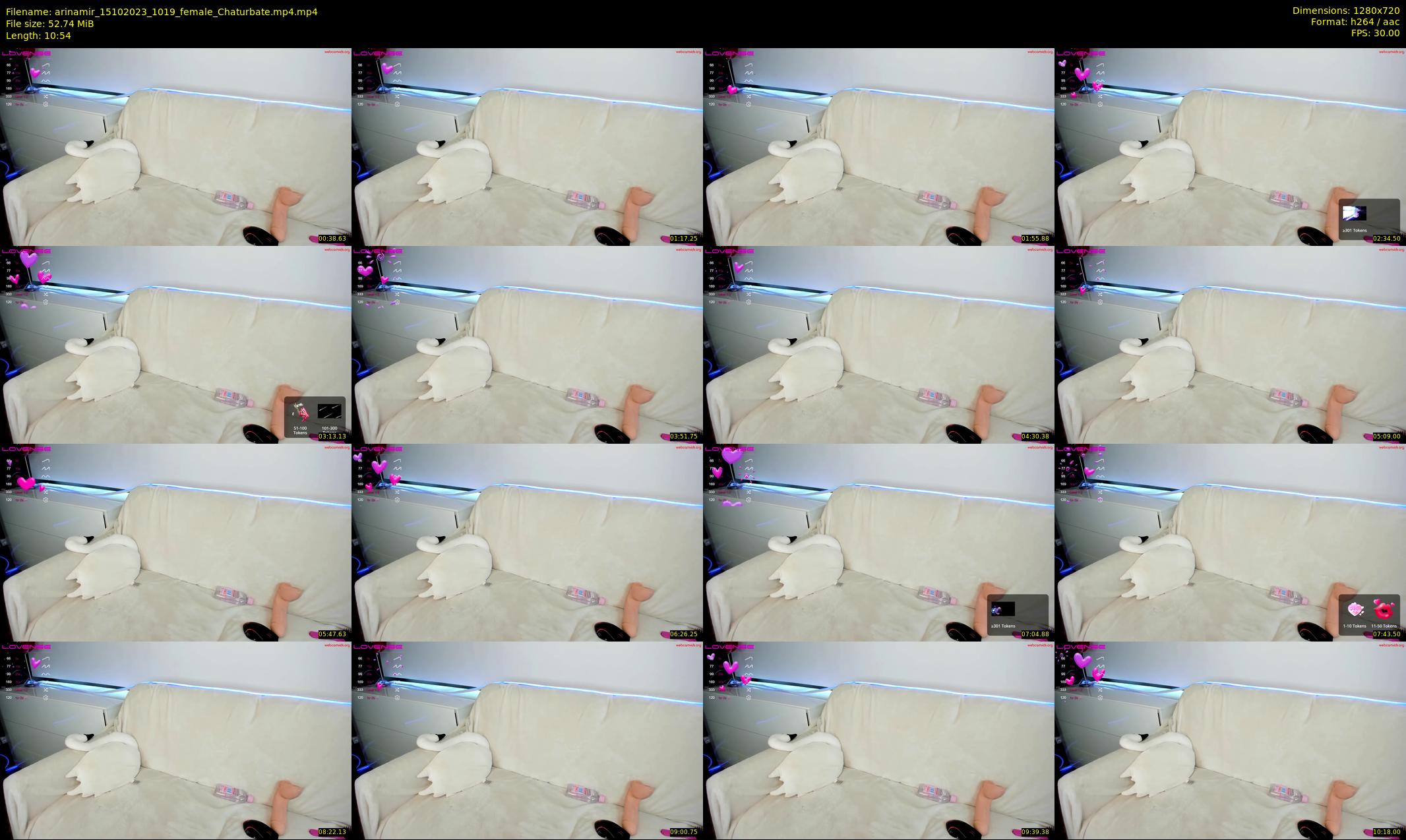 arinamir — 11 minute Chaturbate female cam show recording, 720p, Oct 15, 2023