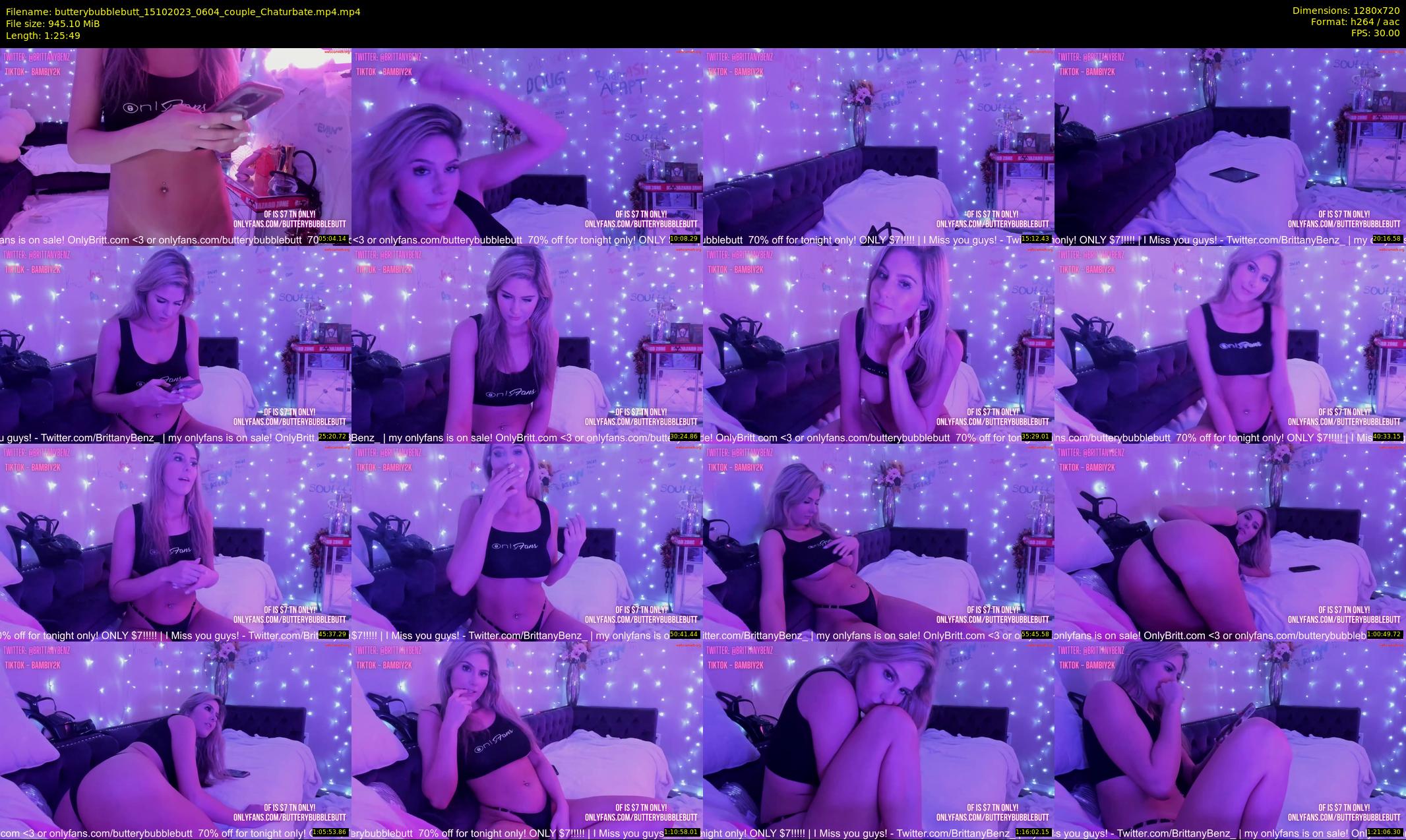 butterybubblebutt — 86 minute Chaturbate couple cam show recording, 720p, Oct 15, 2023