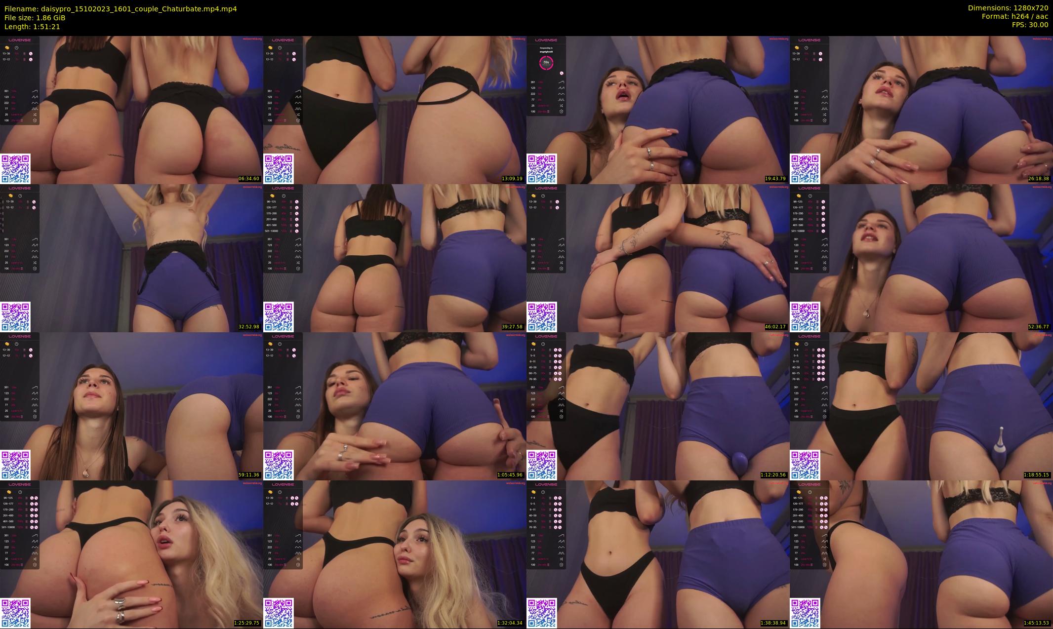 daisypro — 112 minute Chaturbate couple cam show recording, 720p, Oct 15, 2023