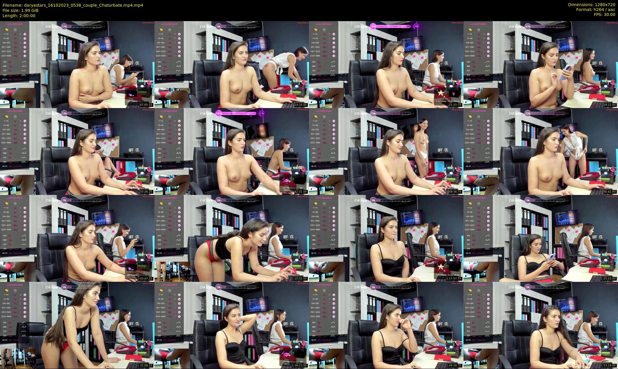 daryastars — 120 minute Chaturbate couple cam show recording, 720p, Oct 16, 2023