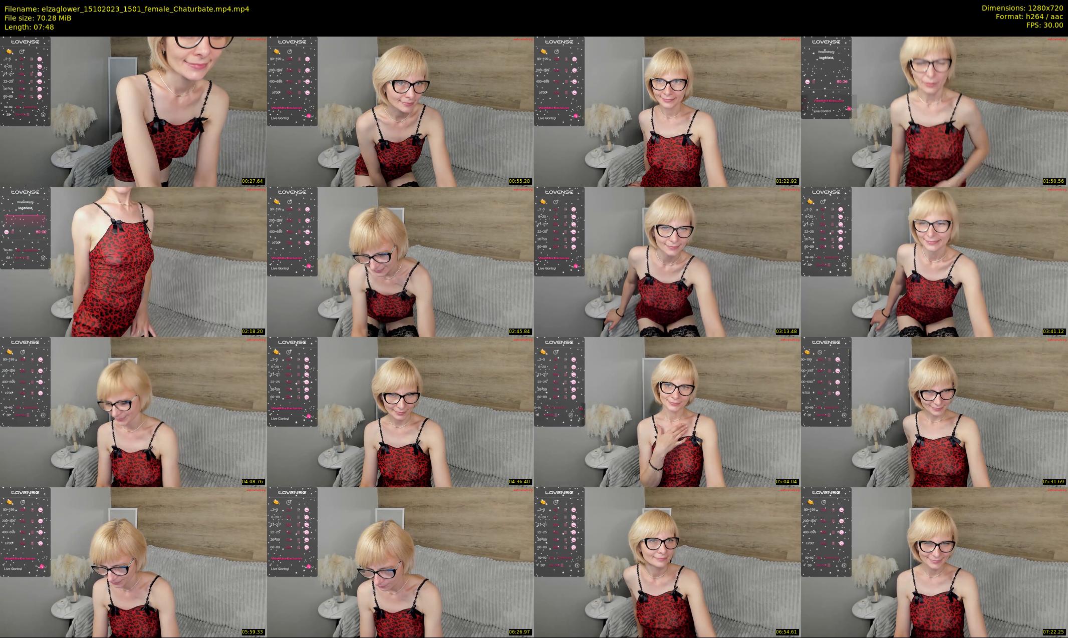 elzaglower — 8 minute Chaturbate female cam show recording, 720p, Oct 15, 2023