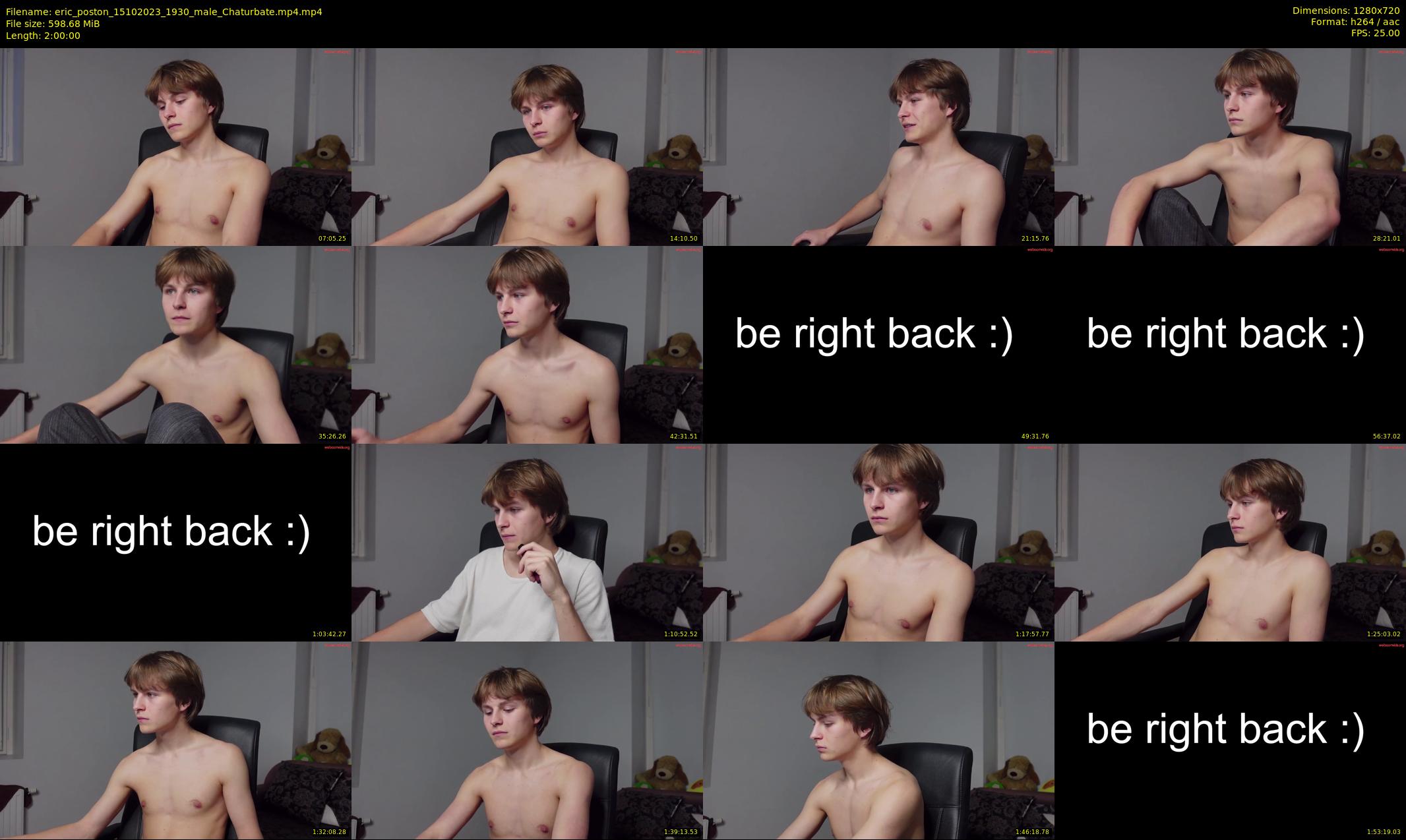 eric_poston — 120 minute Chaturbate male cam show recording, 720p, Oct 15, 2023